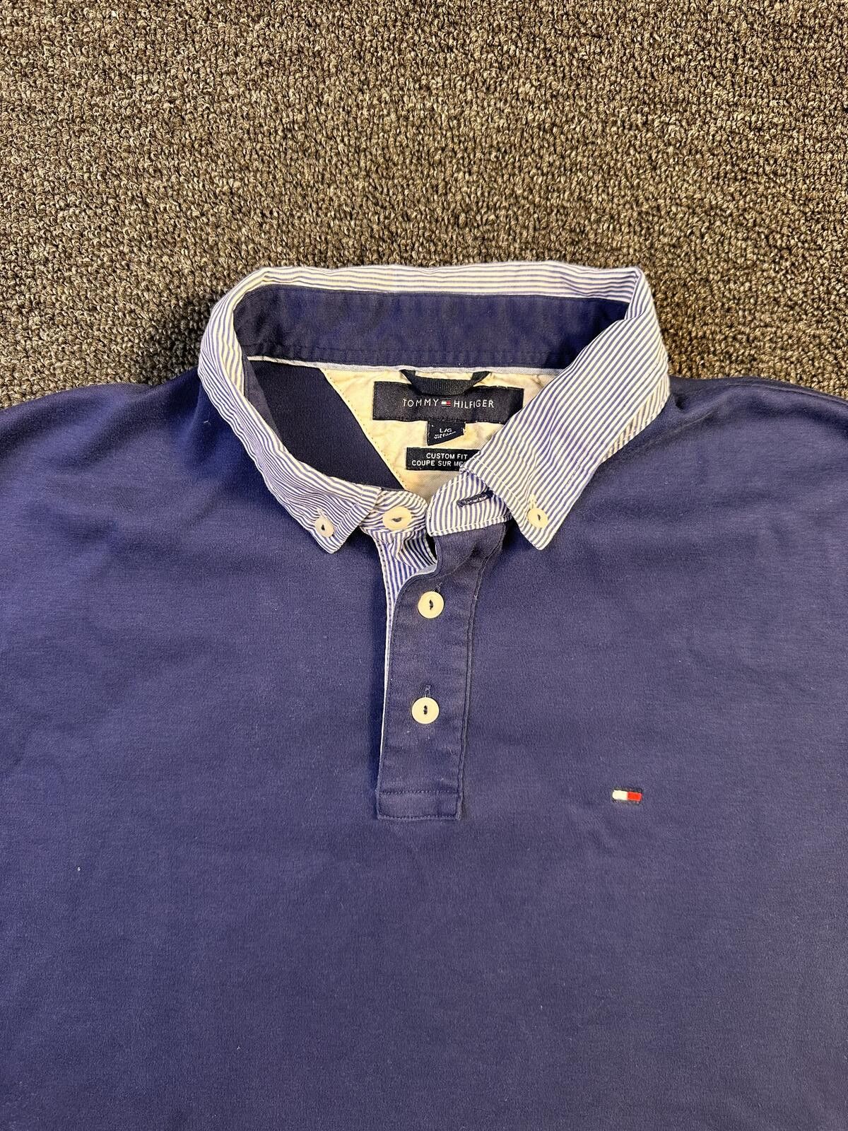 Tommy Hilfiger Tommy Hilfiger Custom Fit Polo Shirt Large Size US L / EU 52-54 / 3 - 4 Thumbnail
