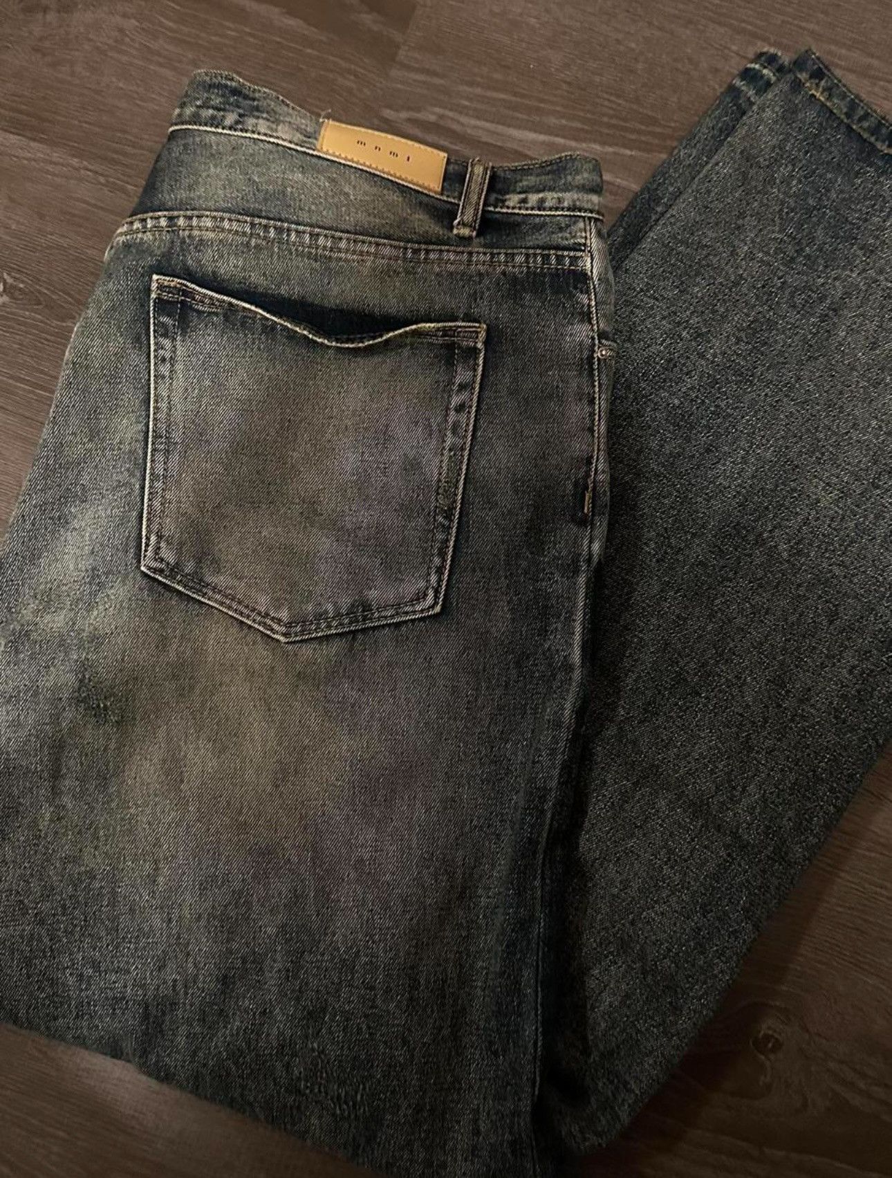 MNML MNML ULTRA BAGGY SHAWDOW PATCH DENIM - WASHED LIGHT BLUE Size US 36 / EU 52 - 2 Thumbnail