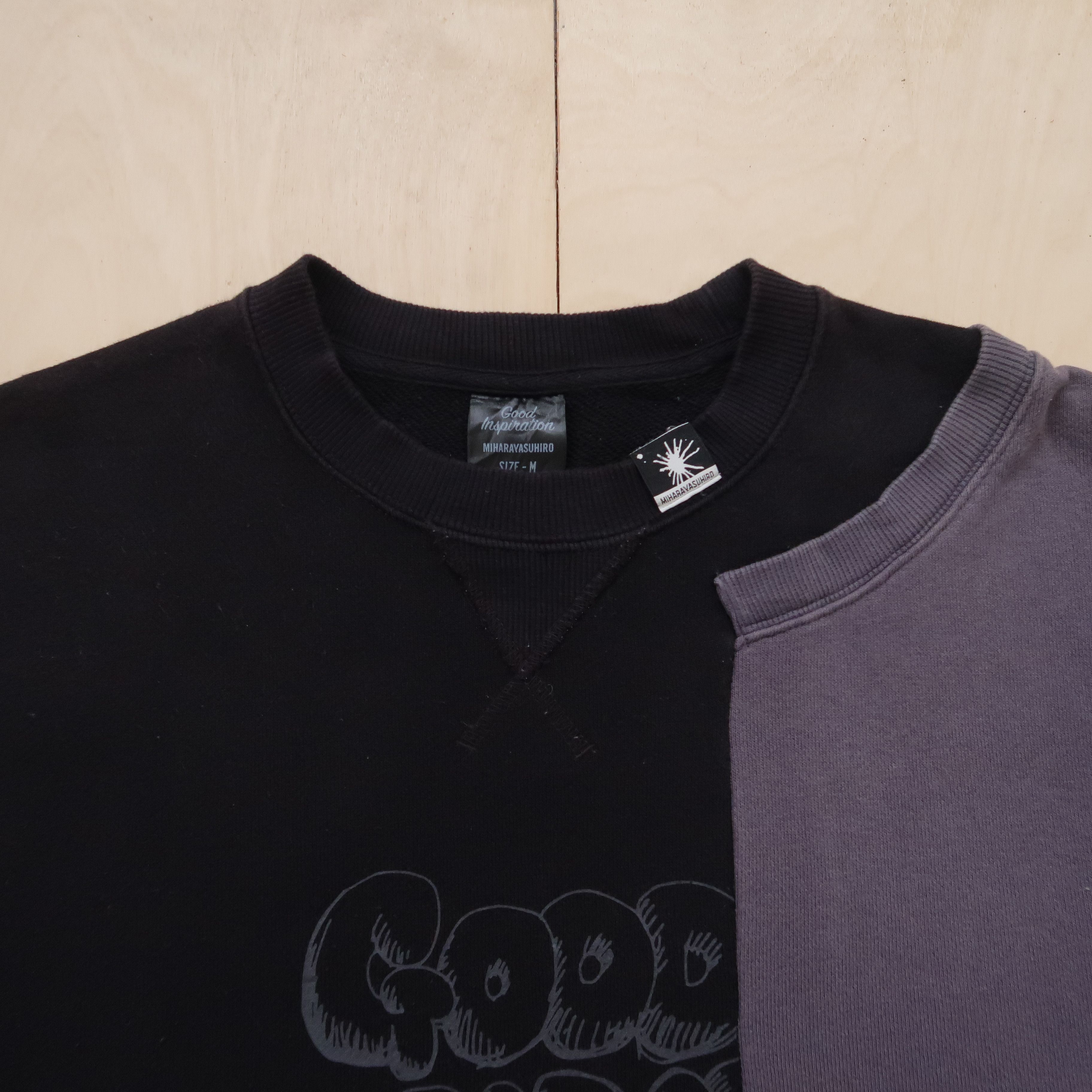 GU × Maison MIHARA YASUHIRO GU x Maison Mihara Yasuhiro Patchwork Cut & Sew Sweatshirt Size US M / EU 48-50 / 2 - 3 Thumbnail