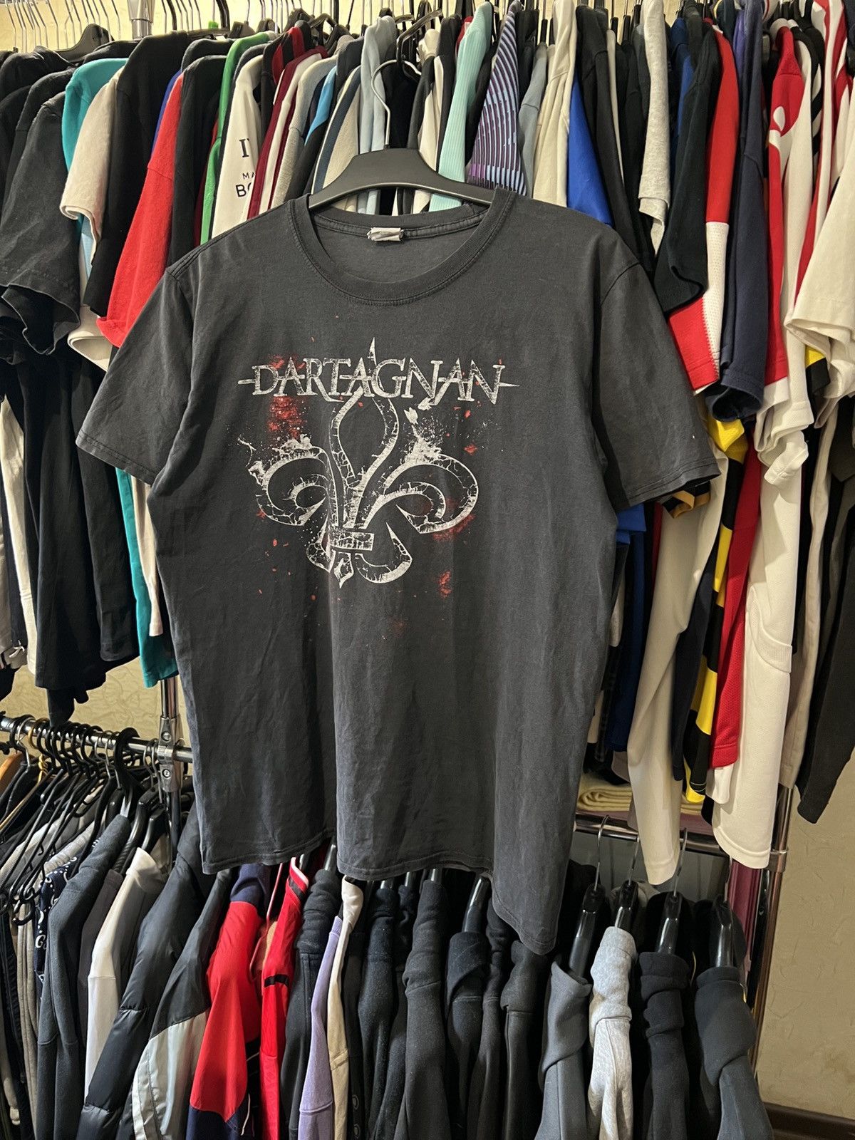 Band Tees VINTAGE DARTAGNAN FEUER & FLAMME GRAPHIC AOP BAND T SHIRT Size US L / EU 52-54 / 3 - 2 Thumbnail