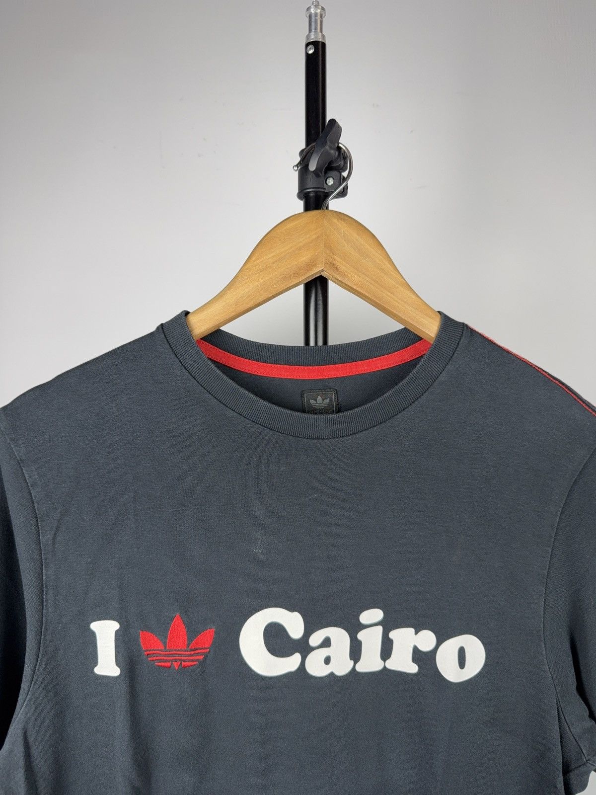 Adidas 00s Adidas Originals I Love Cairo Graphic T-Shirt Grey Size US S / EU 44-46 / 1 - 2 Thumbnail