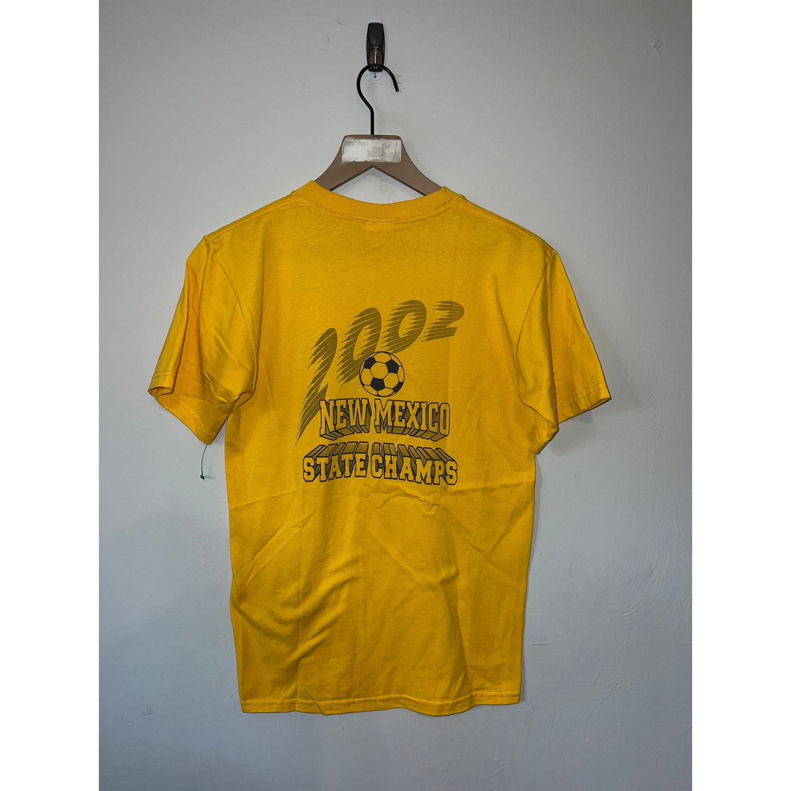 Jerzees Vintage New Mexico Soccer Shirt State Champs Tee 2002 S Size US S / EU 44-46 / 1 - 1 Thumbnail