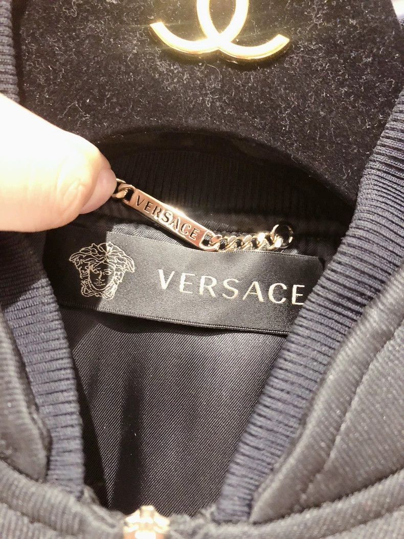 Versace Versace Black cropped jacket top Size S / US 4 / IT 40 - 7 Thumbnail