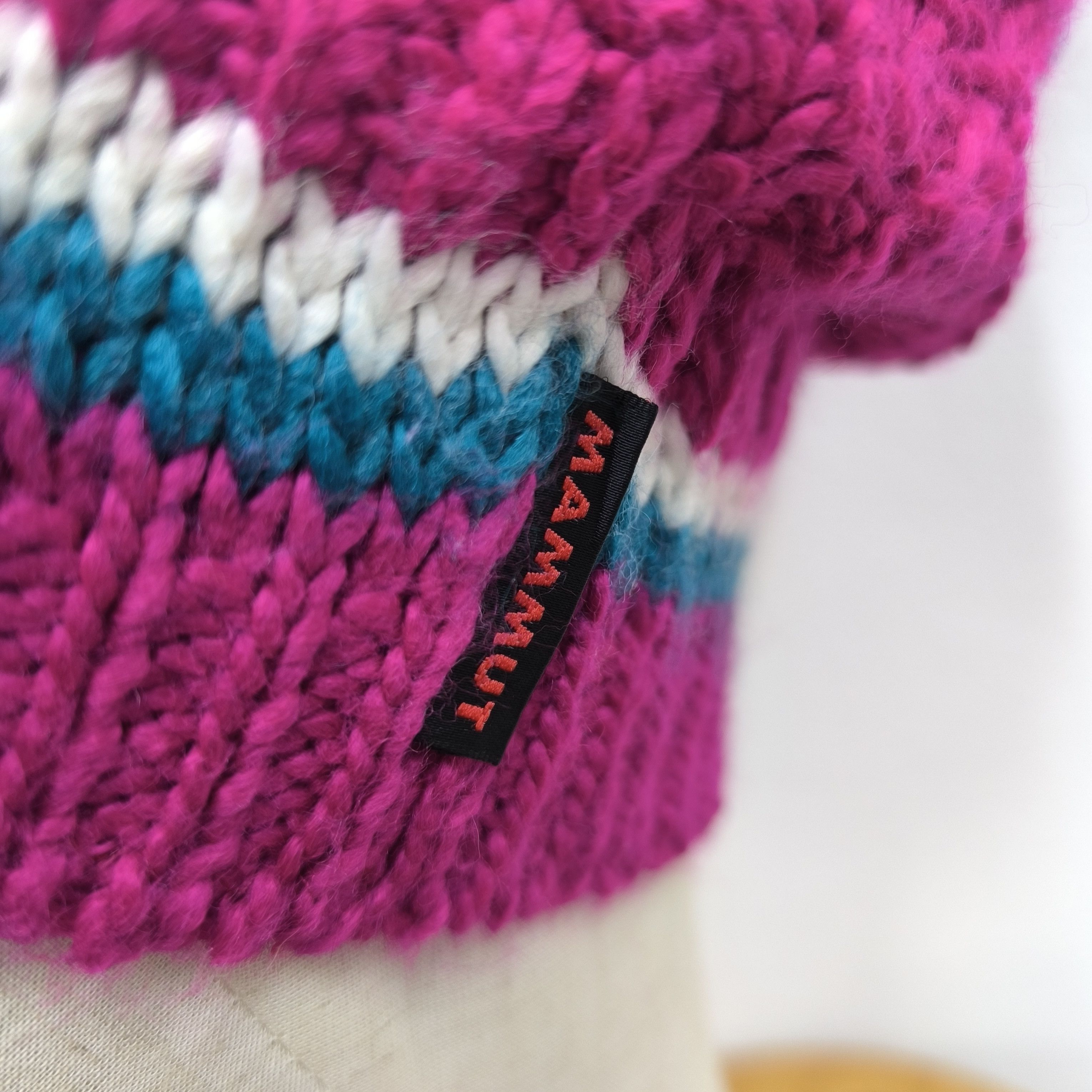 Mammut ✨Mammut stripes outdoor style beanie hat Size ONE SIZE - 3 Thumbnail