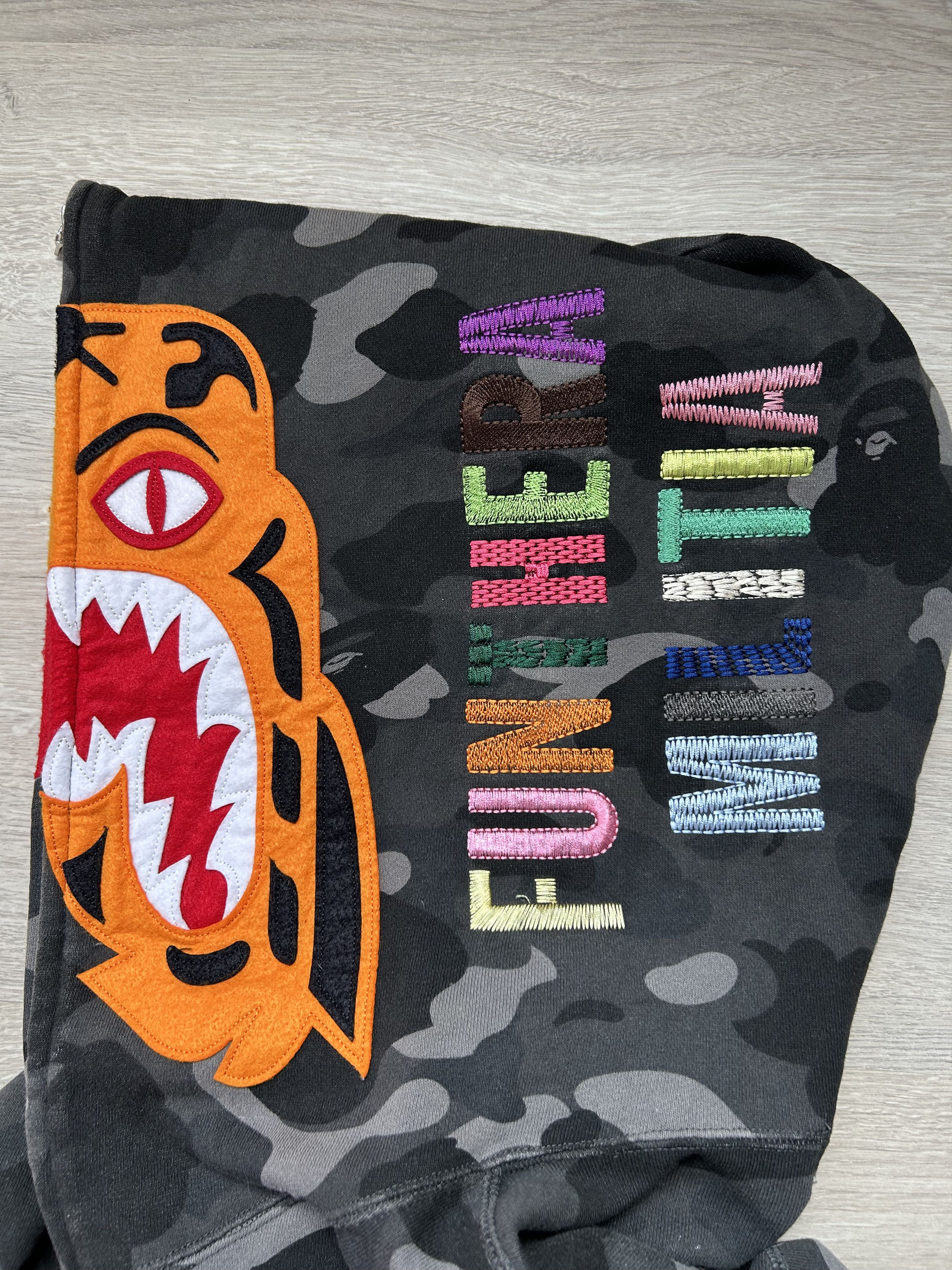 Bape Bape Tiger Camo Full Zip Hoodie [Size XXL] Size US XXL / EU 58 / 5 - 5 Thumbnail