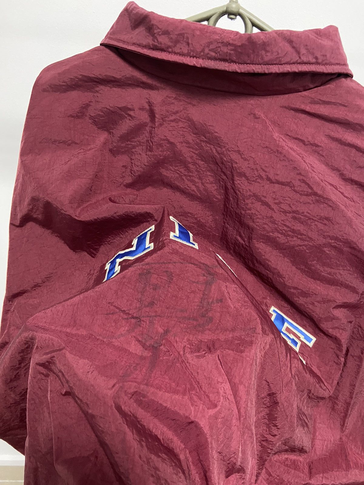 Nike × Vintage Nike Nylon Jacket Vintage Small Swoosh Embroidered Big Logo Size US L / EU 52-54 / 3 - 8 Thumbnail