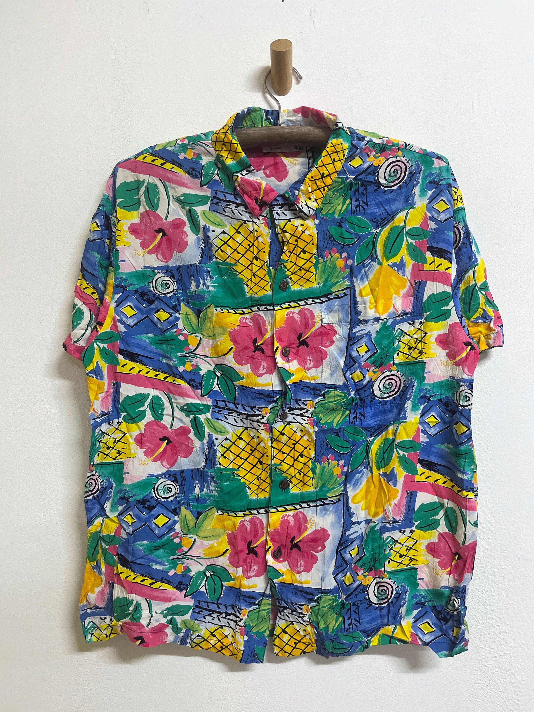 Individualized Shirts Vintage Iolani Hawaii Short Sleeve 70s 80s Size US L / EU 52-54 / 3 - 1 Thumbnail
