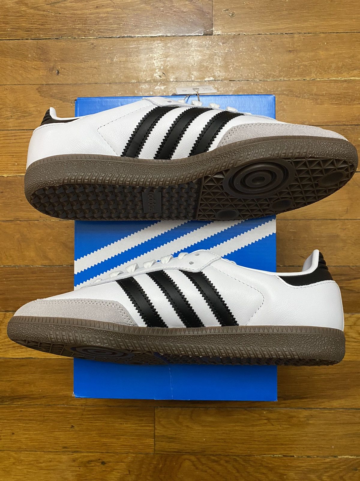 Adidas Size 6.5M / 7.5W - adidas Samba OG Cloud White Black Size US 6.5 / EU 39-40 - 3 Thumbnail