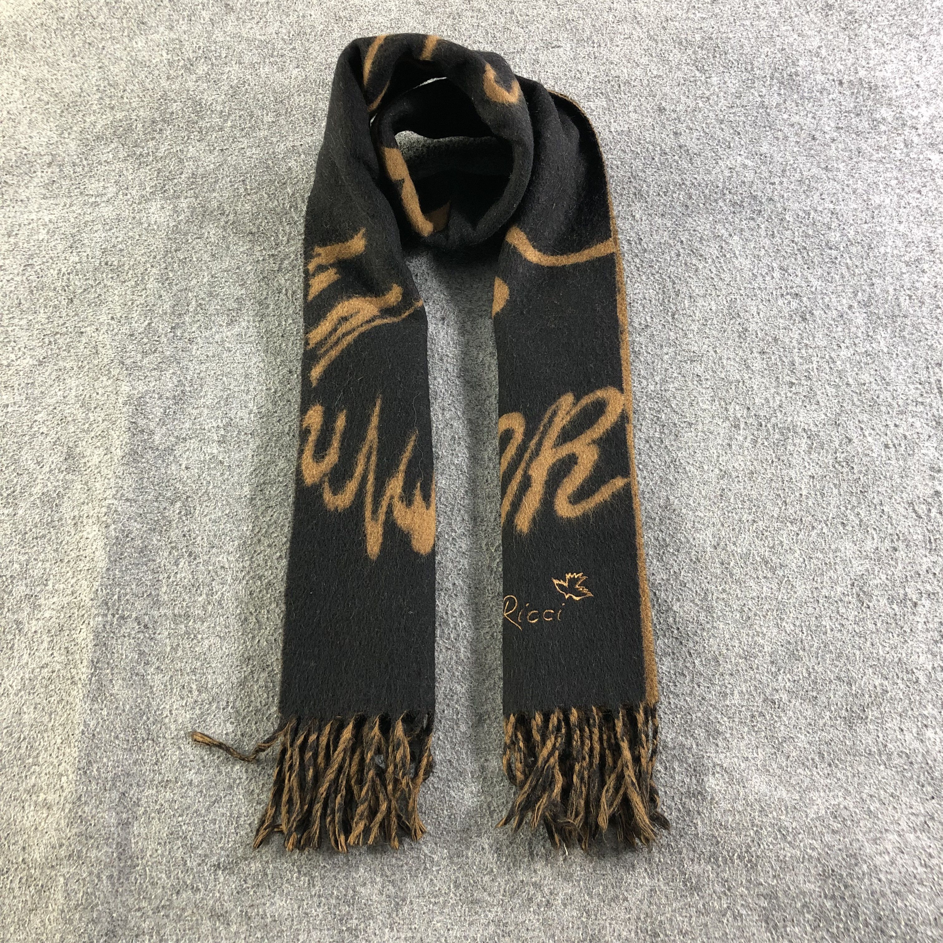 Nina Ricci Nina Ricci Wool Scarf Muffler V1951 Size ONE SIZE - 1 Thumbnail