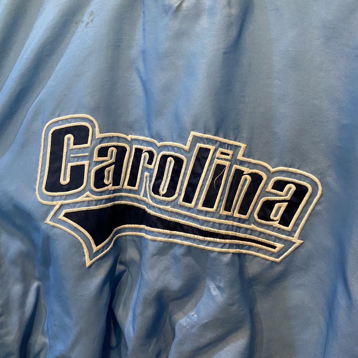 Starter × Vintage Vintage North Carolina Tarheels Starter Windbreaker Distress Size US L / EU 52-54 / 3 - 5 Thumbnail