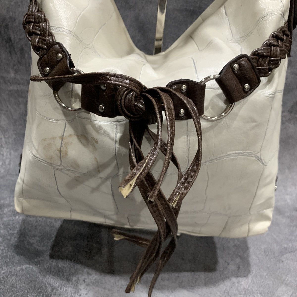 Vintage Leather y2k bag Size ONE SIZE - 3 Thumbnail