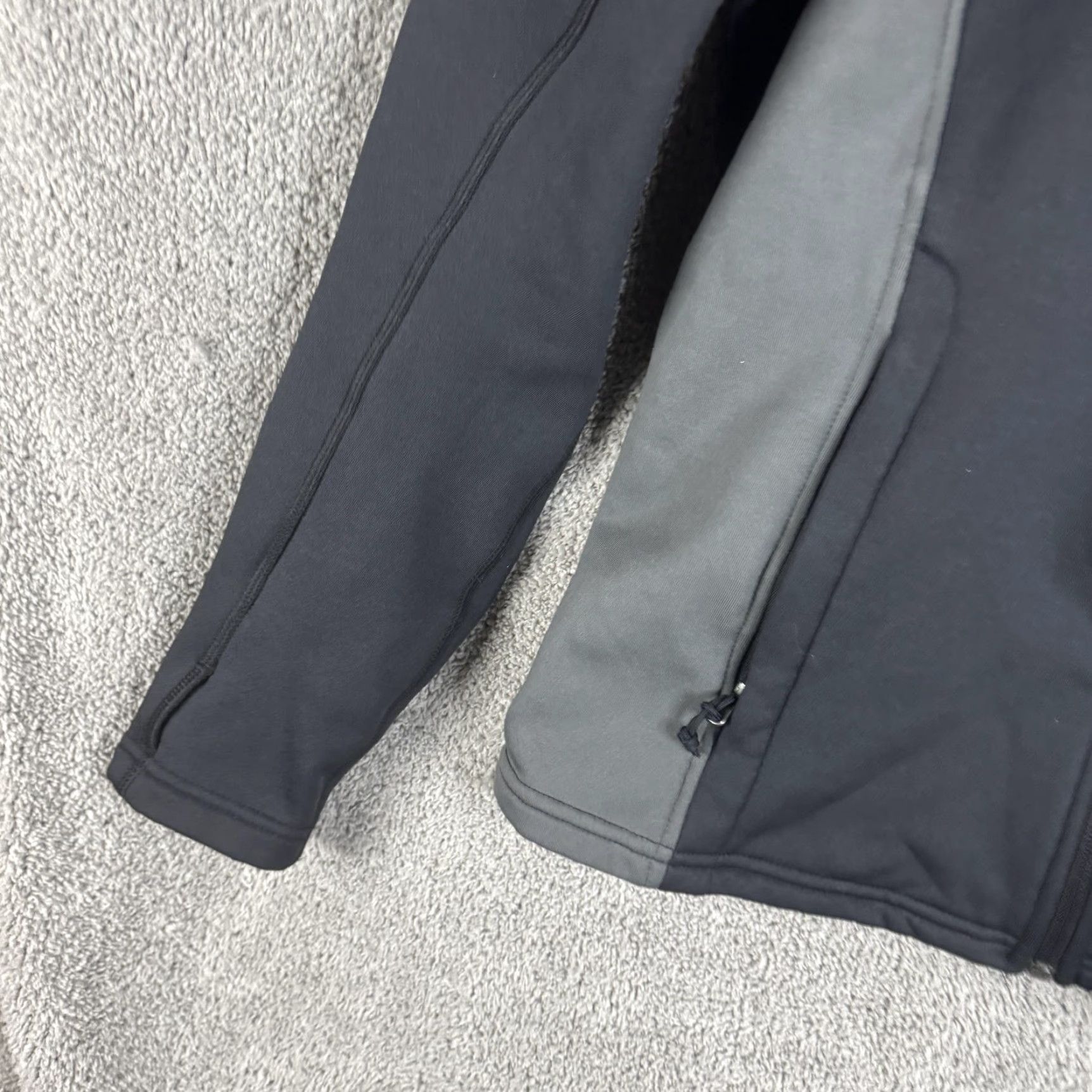 Vintage L.L.Bean Jacket Womens Small Black Gray Softshell Full Zip Fleece Lined Outdoor Size S / US 4 / IT 40 - 2 Thumbnail