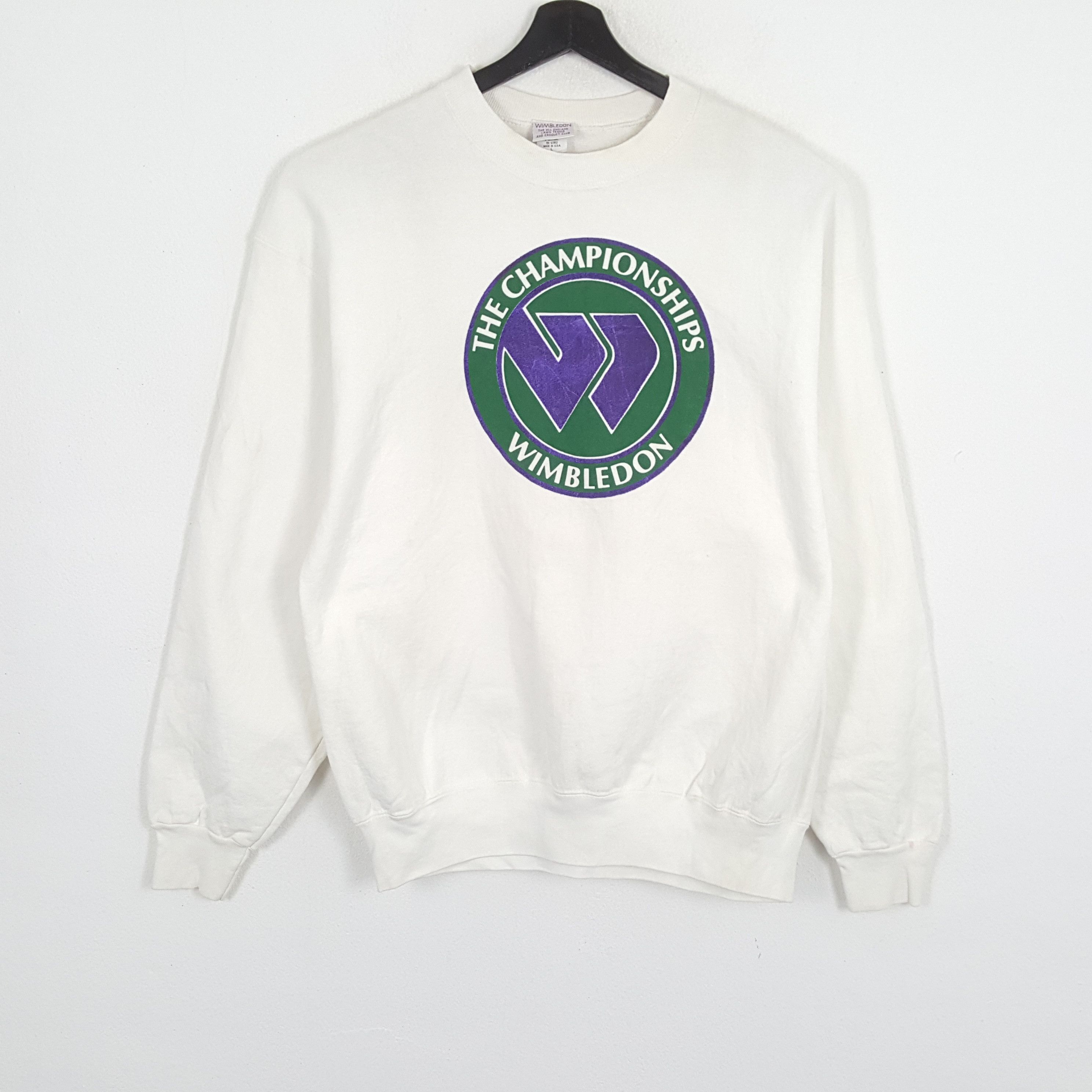 Vintage THE CHAMPIONSHIP WIMBLEDON Vintage Sweatshirt Size US L / EU 52-54 / 3 - 1 Thumbnail