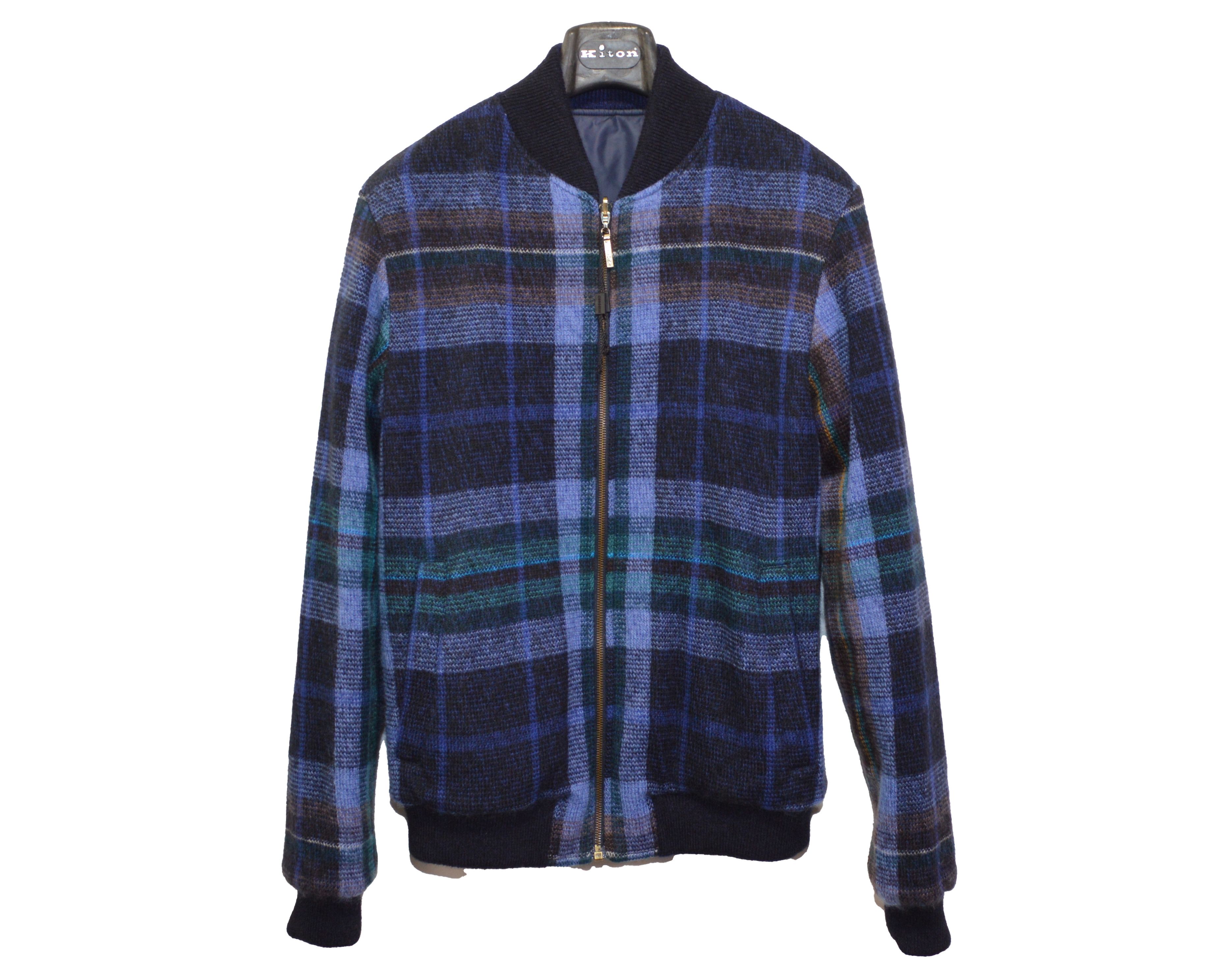Missoni Men's Missoni Reversible Bomber Jacket XL Blue Italy Size US XL / EU 56 / 4 - 7 Thumbnail