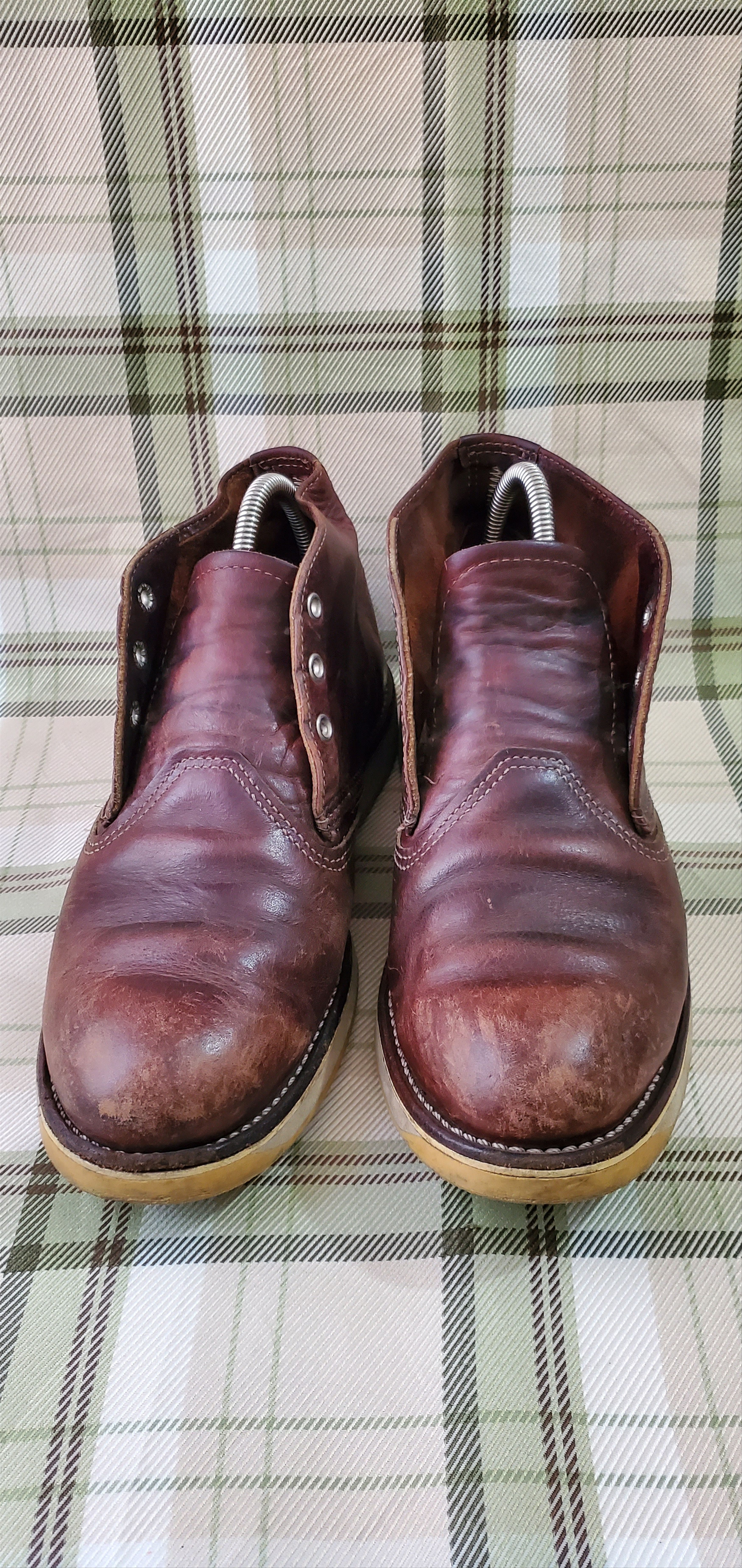 Red Wing RED WING Brown Leather Lace Up Boots Size US 8.5 / EU 41-42 - 2 Thumbnail