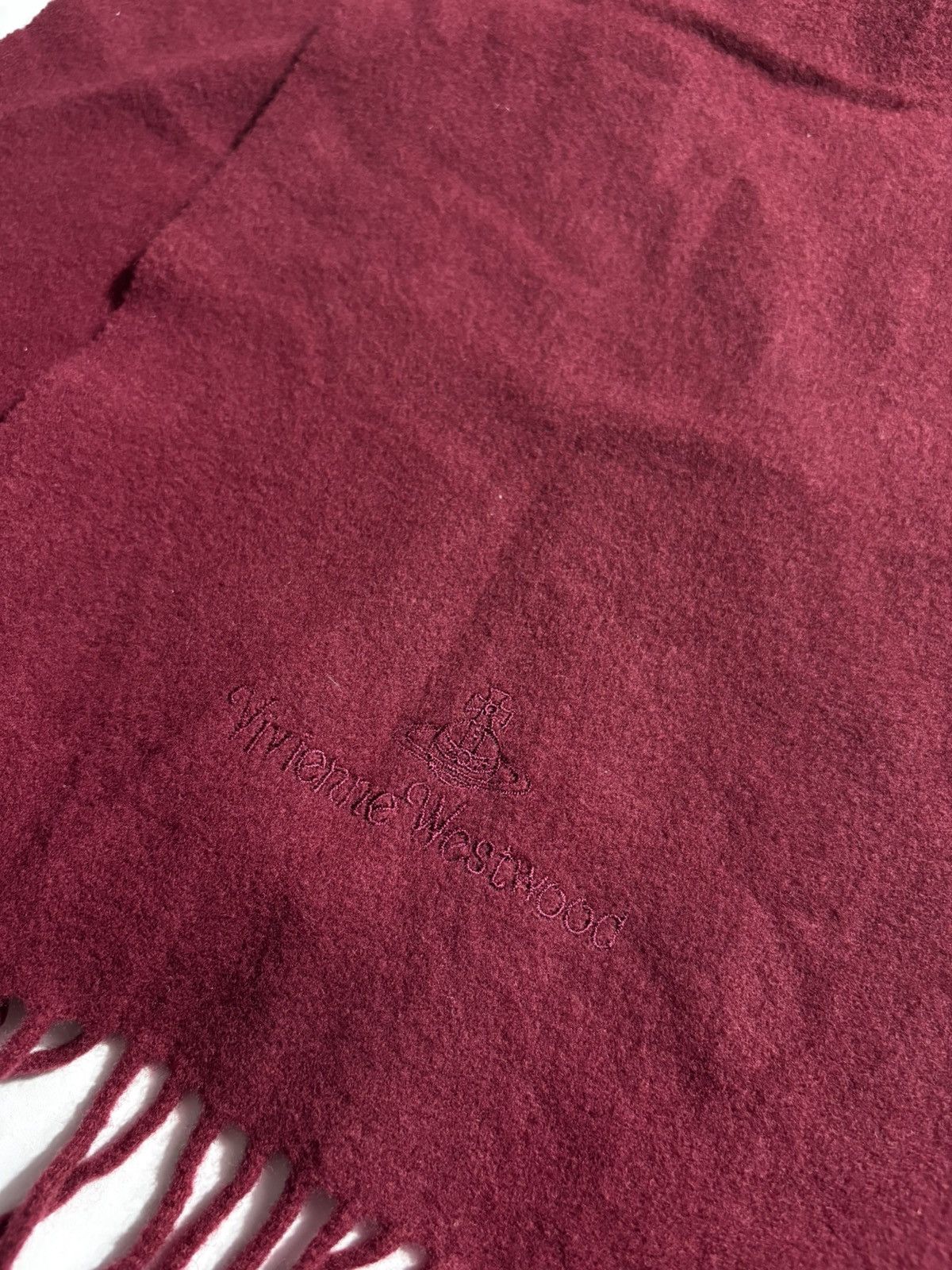 Vivienne Westwood VIVIENNE WESTWOOD LOGO WOOL SCARF Size ONE SIZE - 3 Thumbnail