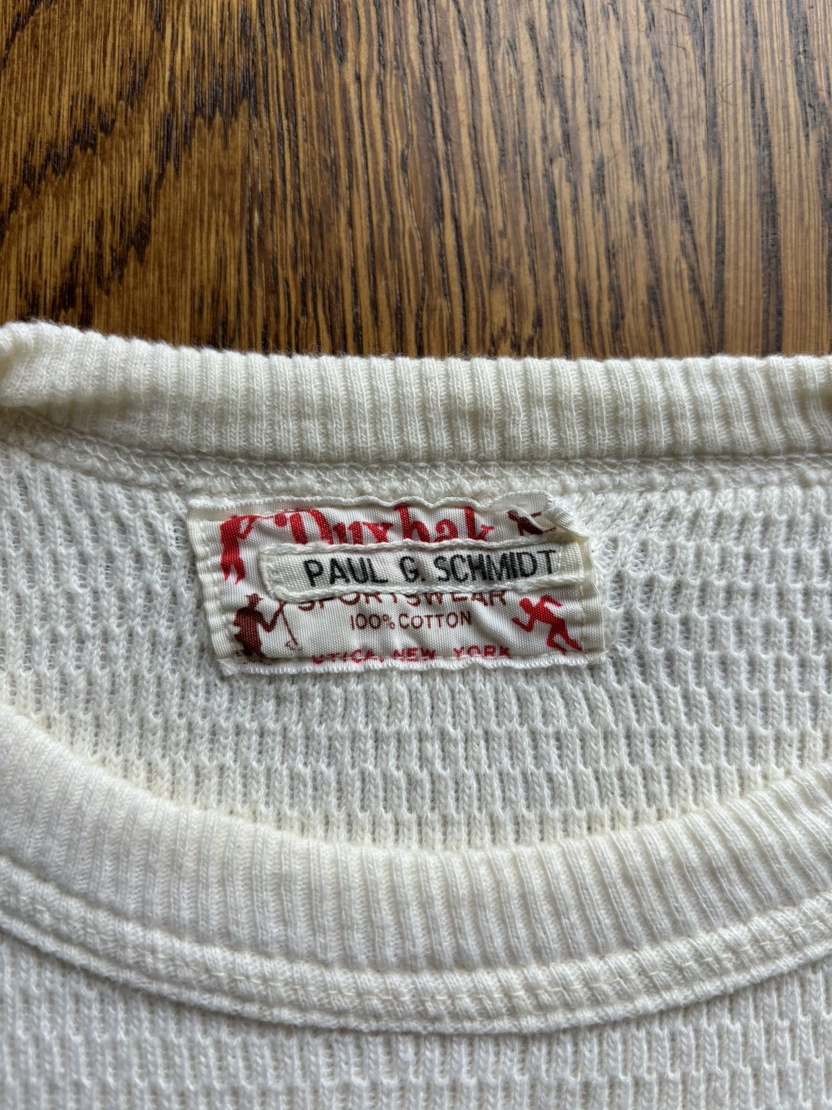 Vintage 1950s Thermal Longsleeve True Vintage Utica Duxbak 1940s Men Size US S / EU 44-46 / 1 - 4 Thumbnail
