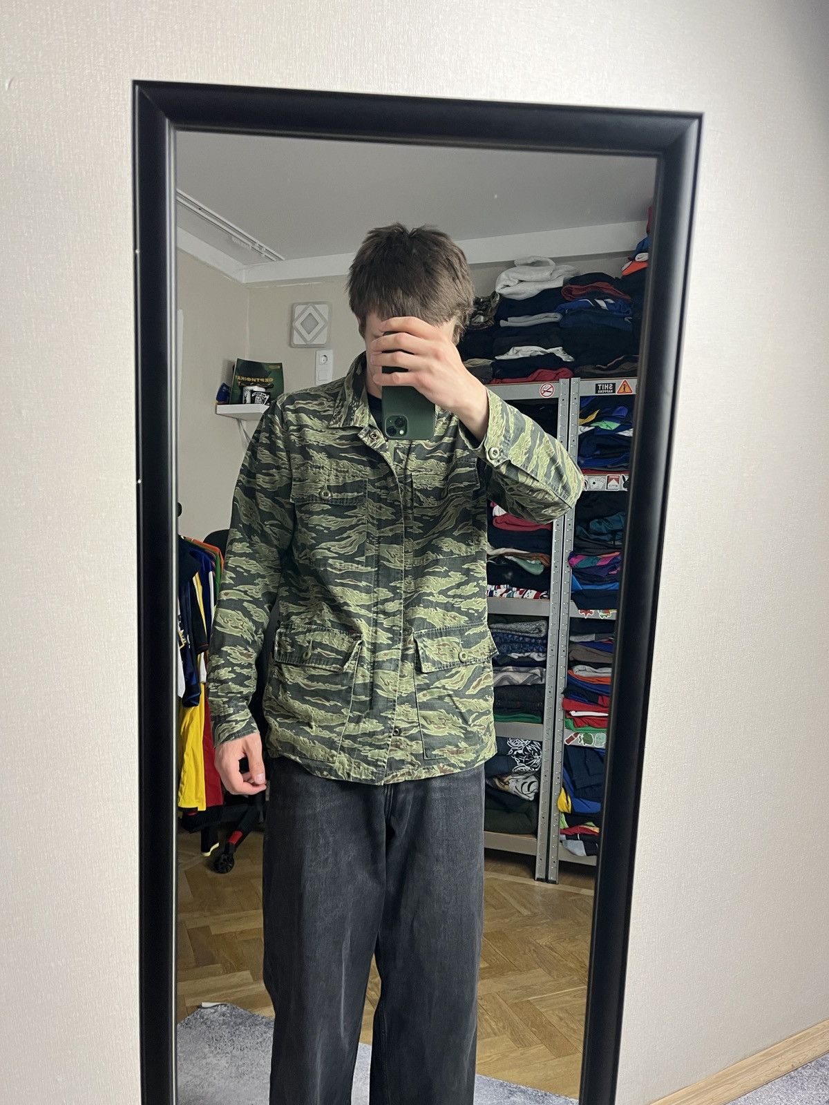 Obey Obey Green All Over Print Camo Field Coach Jacket Size US M / EU 48-50 / 2 - 3 Thumbnail