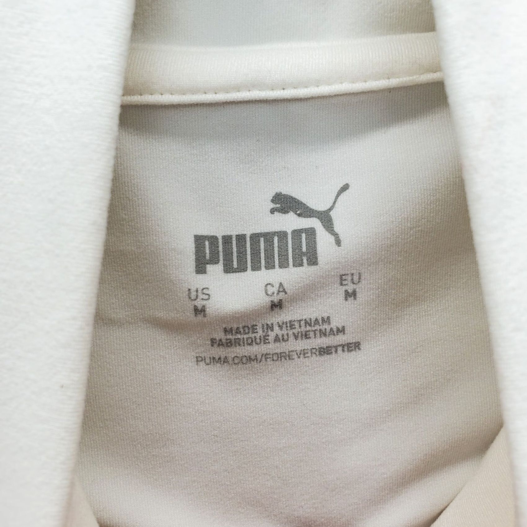Puma PUMA Sweatshirt Womens M White Golf Raglan Logo Pullover Size M / US 6-8 / IT 42-44 - 7 Thumbnail
