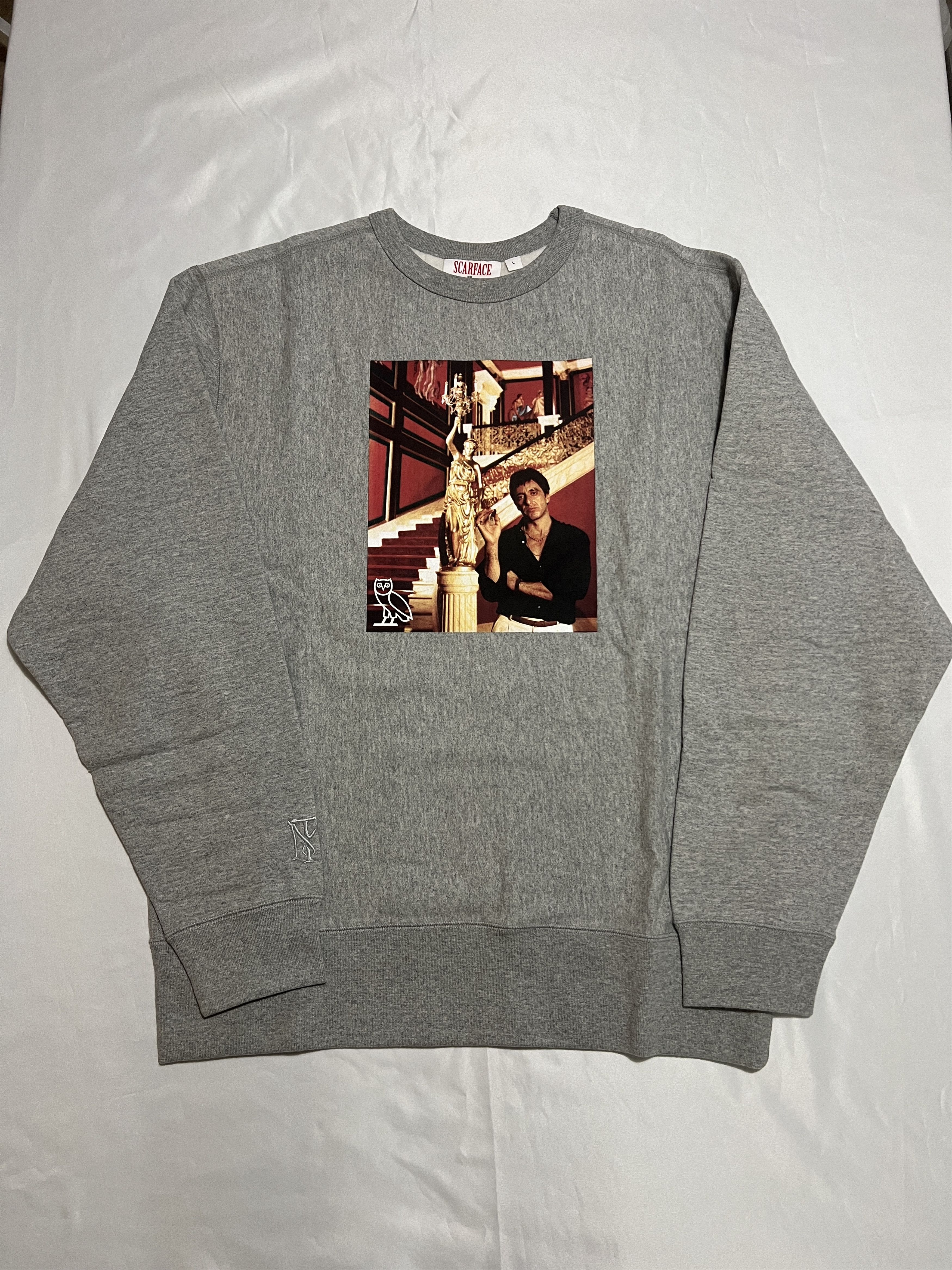 Drake OVO X SCARFACE GREY CREWNECK Size US L / EU 52-54 / 3 - 6 Thumbnail