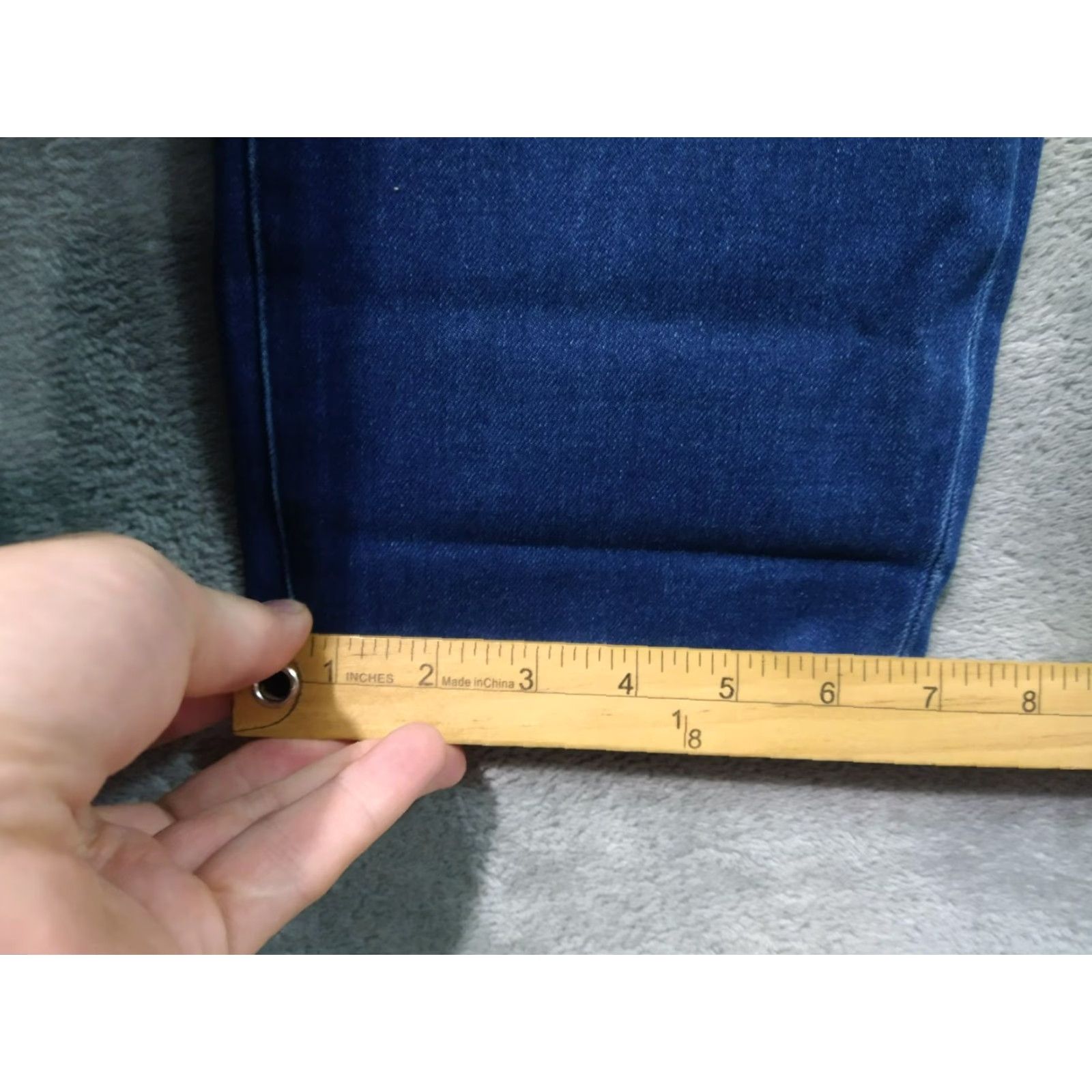 Soft Surroundings Soft Surroundings Jeans Womens 8 Blue Denim Skinny High Rise Dark Wash Stretch Size 30" / US 8 / IT 44 - 6 Thumbnail