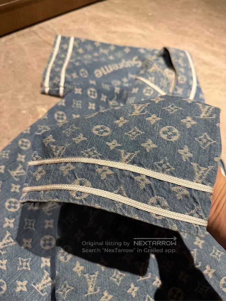Louis Vuitton Louis Vuitton Supreme denim shirt Size US XXL / EU 58 / 5 - 3 Thumbnail