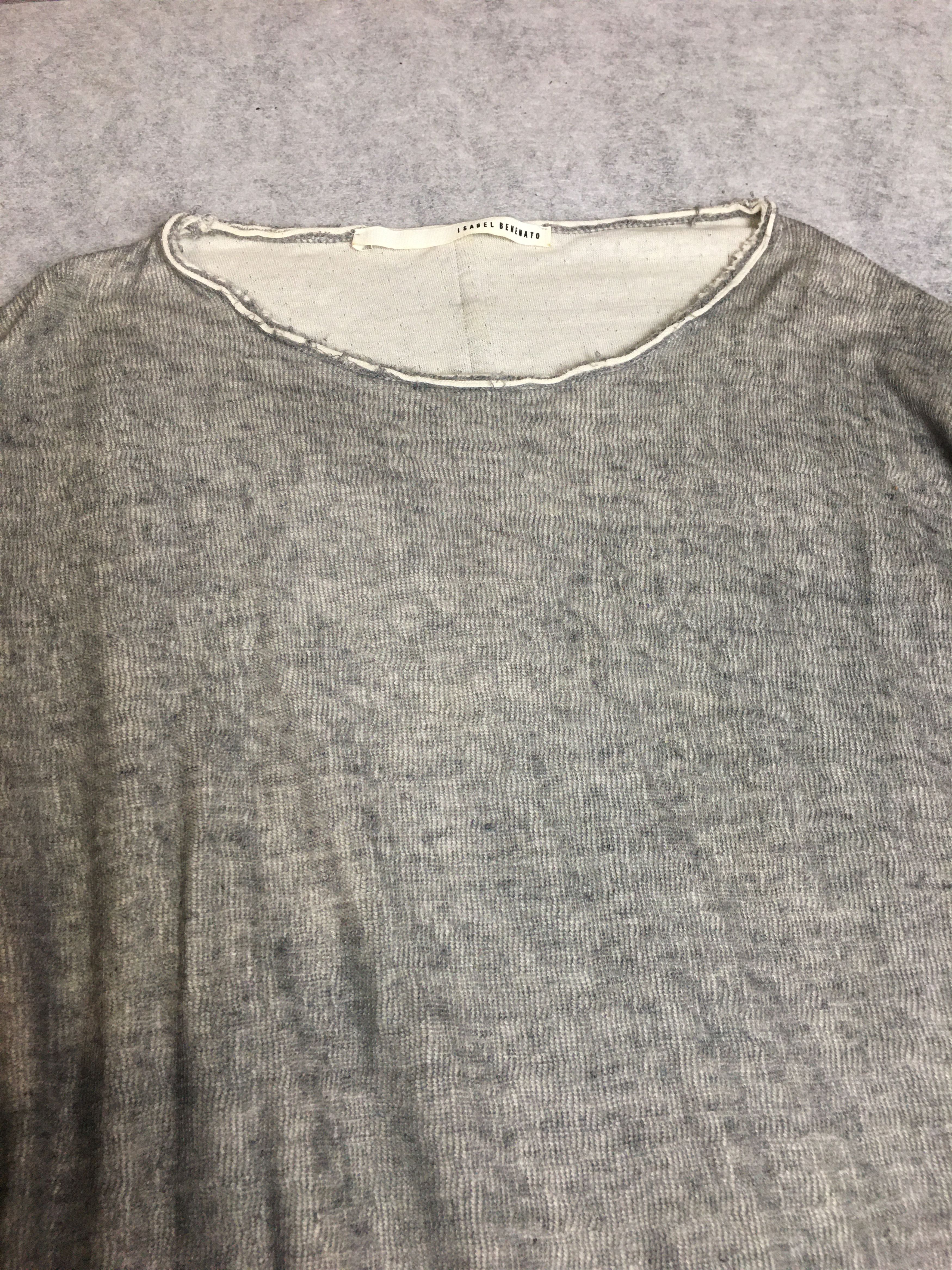 Isabel Benenato ISABEL BENENATO Long Sweater Cotton Ramie XXL Size XXL / US 16-18 / IT 52-54 - 4 Thumbnail