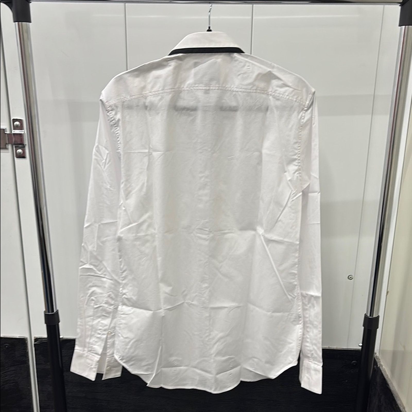 Les Hommes NWT Les Hommes Black and White Dress Shirt with Modern Sz 50 Size US L / EU 52-54 / 3 - 4 Thumbnail