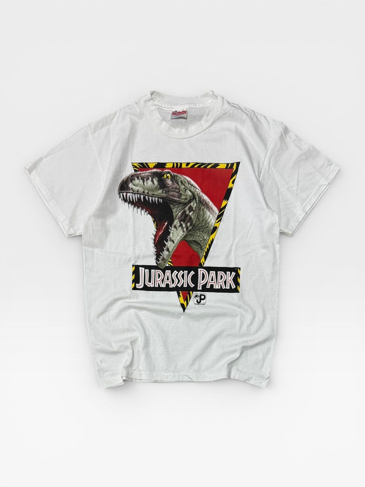 Vintage Vintage 1993 Jurassic Park Movie Promo T-Shirt Size US L / EU 52-54 / 3 - 1 Thumbnail