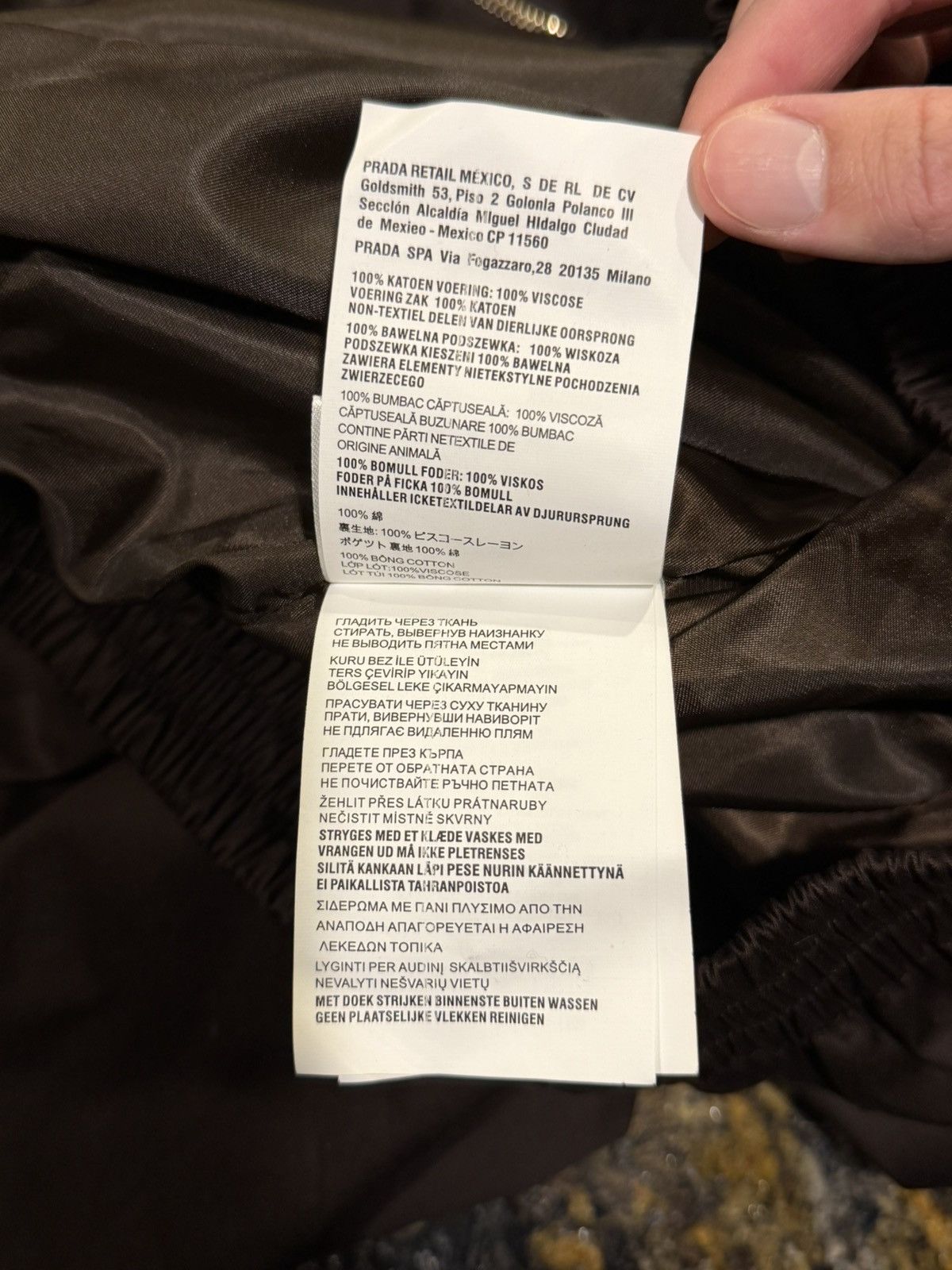 Miu Miu Miu Miu Embroidered Logo Cargo Pocket Brown Light Zip Jacket Size US XL / EU 56 / 4 - 18 Thumbnail