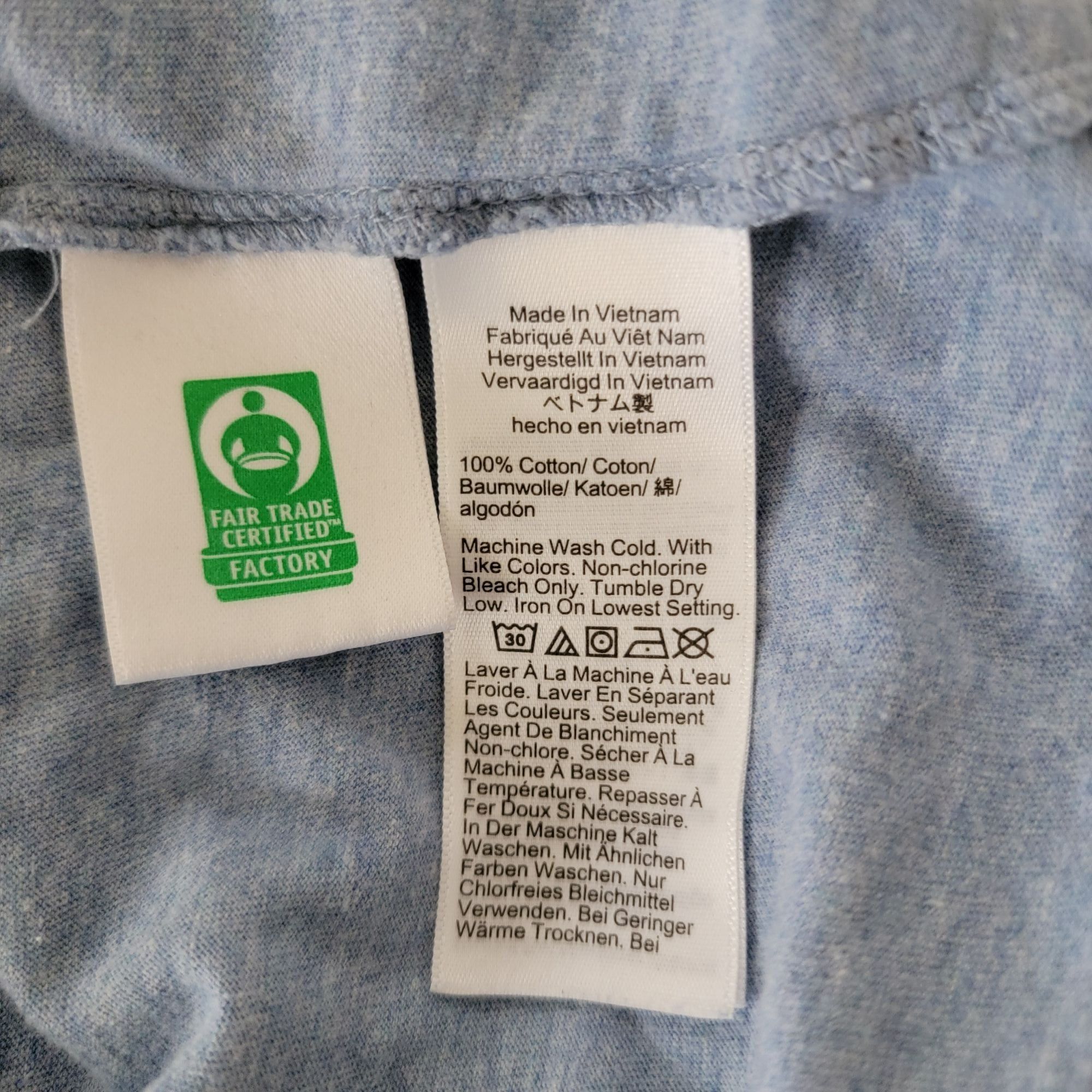 J.Crew J.Crew Broken-In Relaxed Fit T-Shirt M Heathered Blue Cotton Size US M / EU 48-50 / 2 - 3 Thumbnail