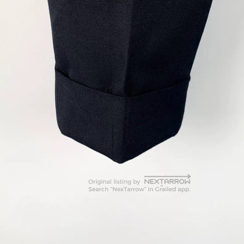 Thom Browne Thom Browne size 0 Black striped wool casual long pants Size US 38 / EU 54 - 4 Thumbnail