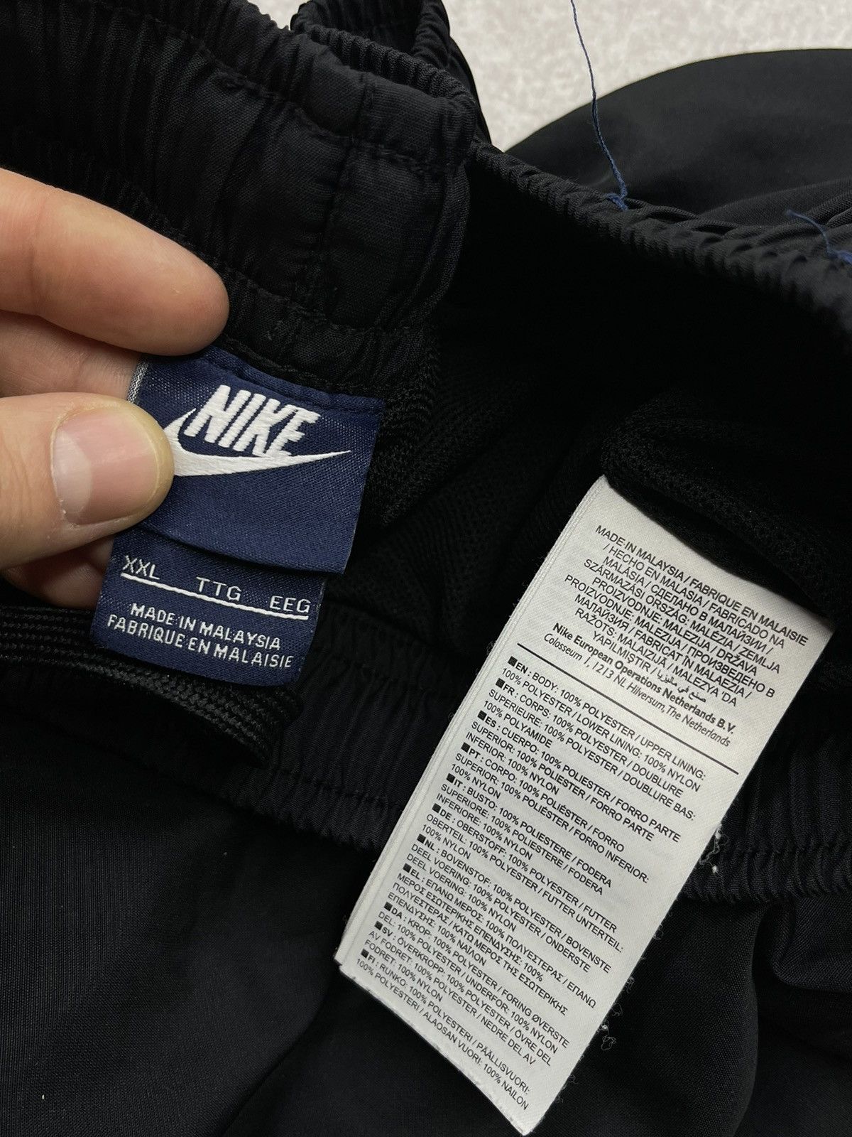 Nike Mens Nike Nylon Black Sweatpants Drill Drip Y2K ACG TN Size US 38 / EU 54 - 7 Thumbnail