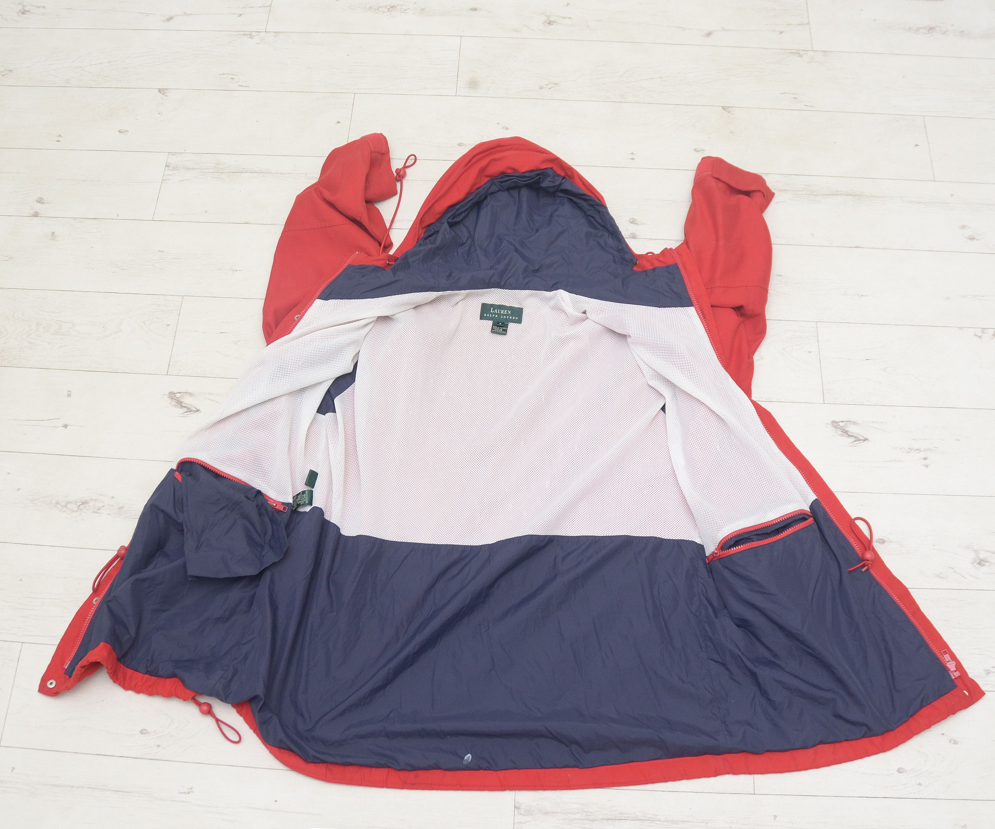 Lauren Ralph Lauren × Vintage VINTAGE 90’S LAUREN RALPH LAUREN Light RED PARKA JACKET Size US S / EU 44-46 / 1 - 7 Thumbnail