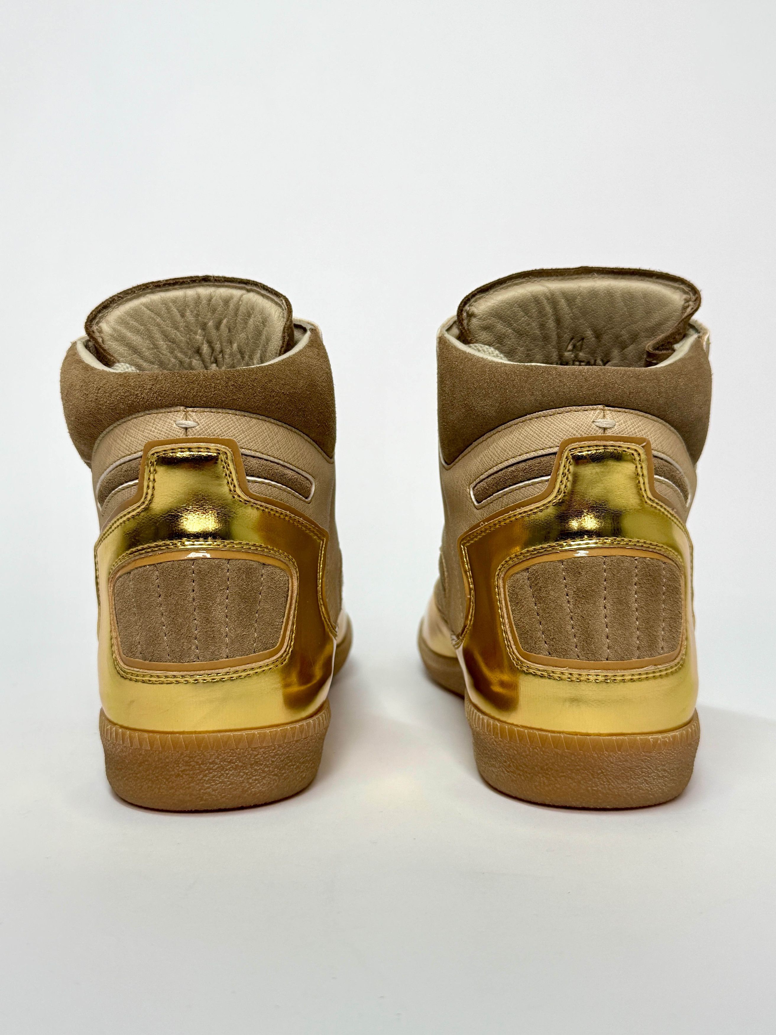 Maison Margiela Maison Martin Margiela Gold "Cadillac" Hightop Size US 8 / EU 41 - 5 Thumbnail