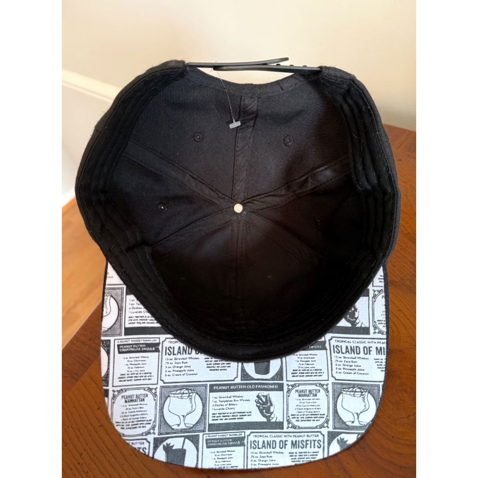 Peanuts Headstart Skrewball Sheep Hat Black Gold Snapback Cap EUC Size ONE SIZE - 4 Thumbnail