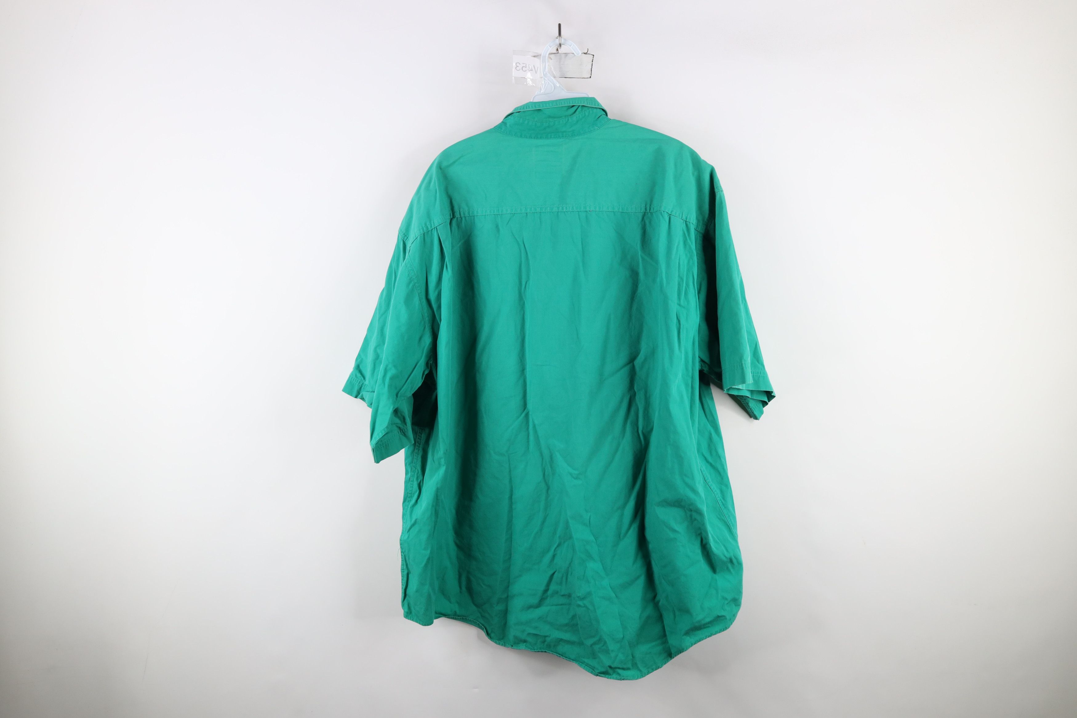 Vintage Vintage 90s Streetwear Short Sleeve Collared Button Shirt Size US XL / EU 56 / 4 - 11 Thumbnail