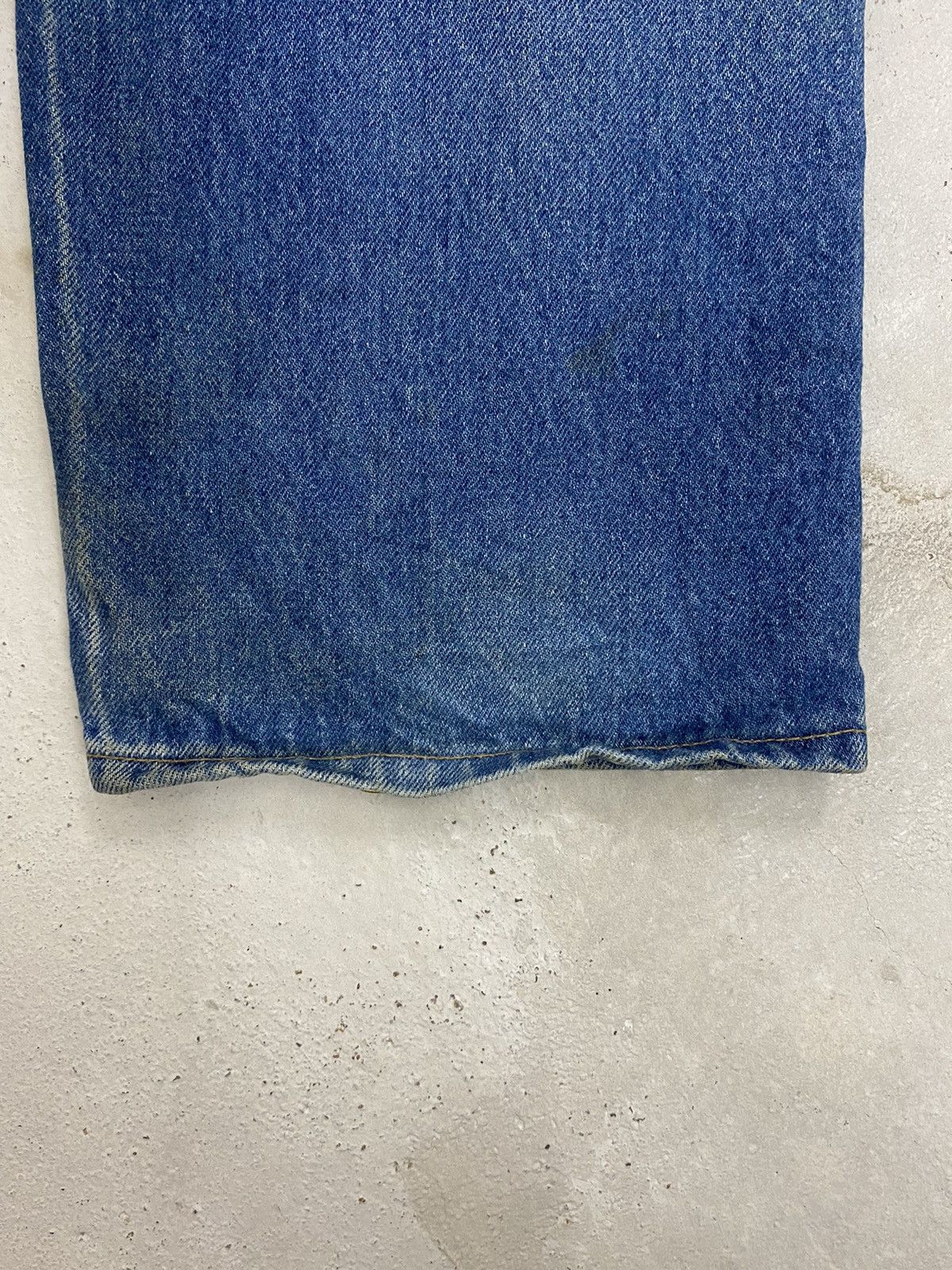 Levi's Vintage 90s Levis 501 XX Button Fly 552 Distressed Blue Jean Size US 34 / EU 50 - 16 Thumbnail