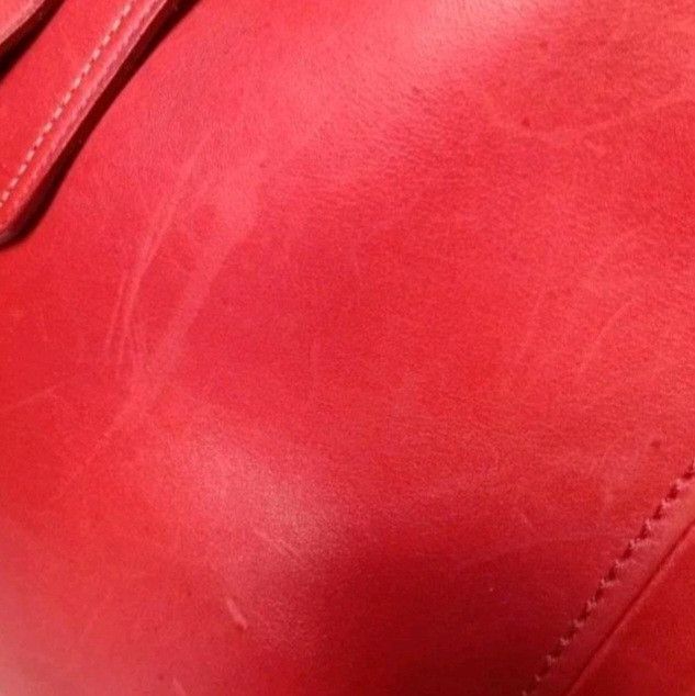Coach Coach Vintage Y2K Red Leather Hamptons Hobo Bag Size ONE SIZE - 10 Thumbnail