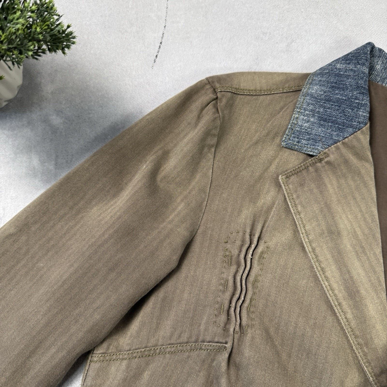 Diesel Vintage Diesel Avant Garde Faded Jacket Blazer Coat Size L Size L / US 10 / IT 46 - 7 Thumbnail