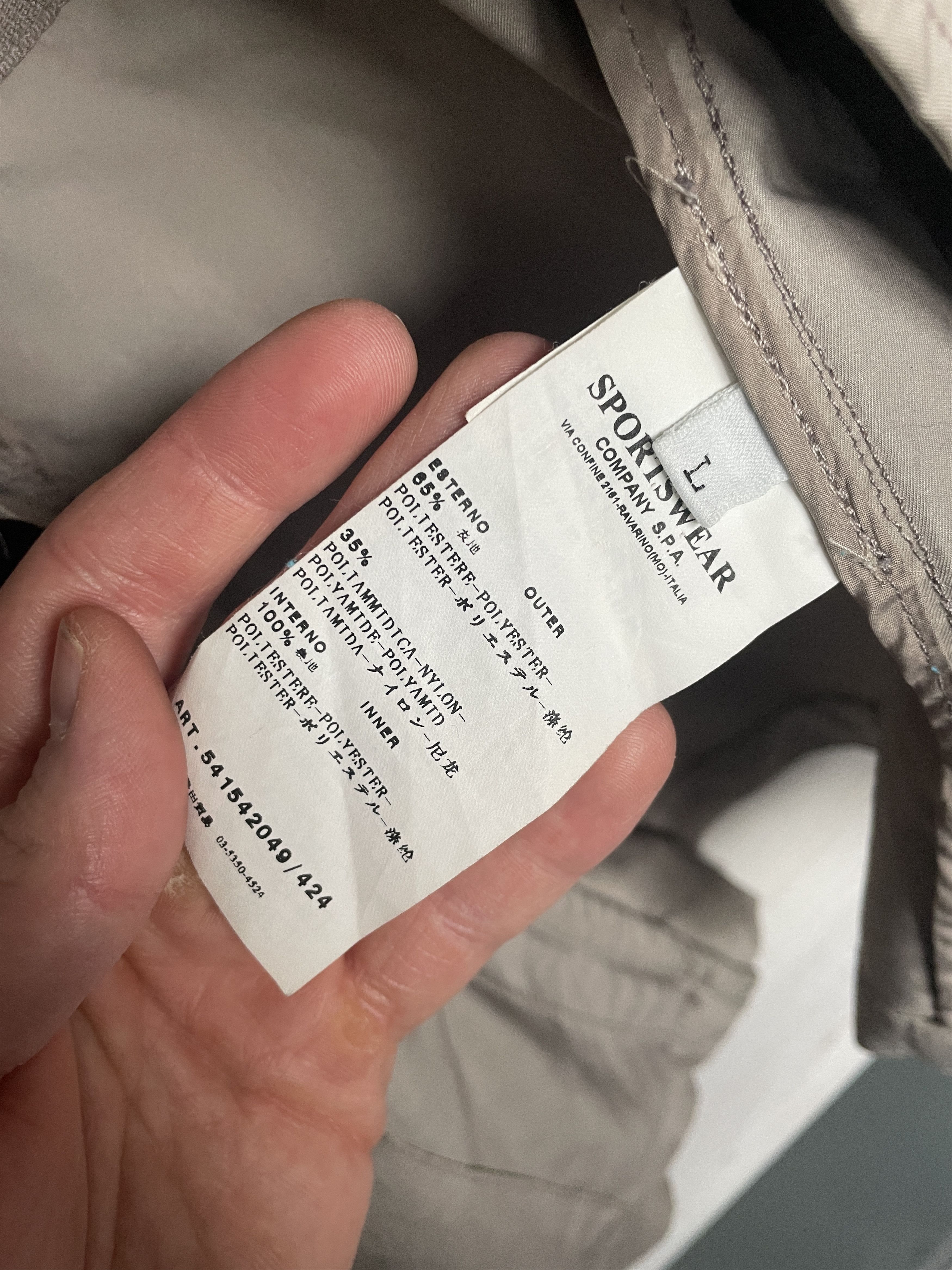 Stone Island STONE ISLAND BEIGE M-65 DAVID TC 2011 JACKET Size US L / EU 52-54 / 3 - 7 Thumbnail