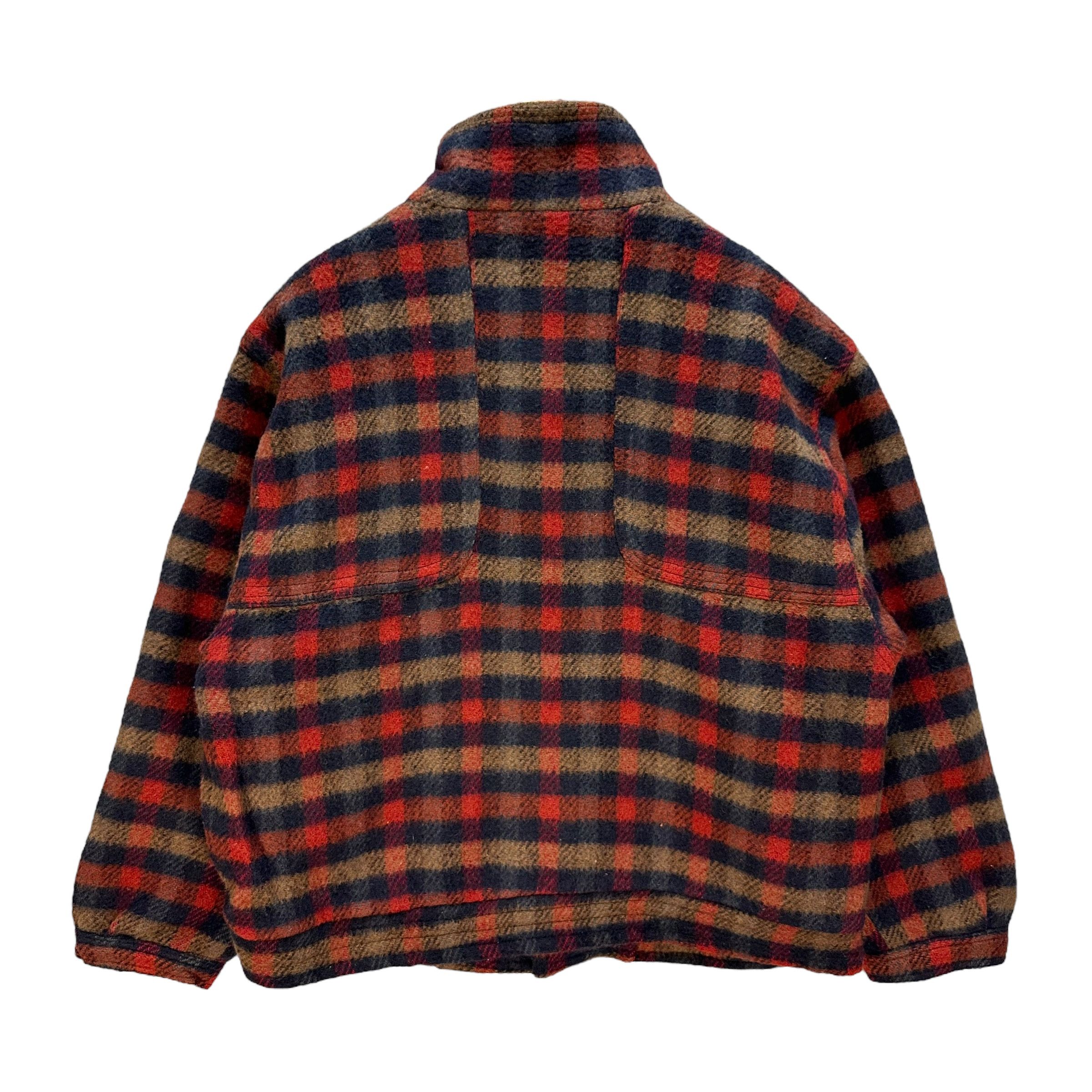 Camel CAMEL COLLECTION Turtleneck Tartan Wool Jacket #A57-1302 Size US L / EU 52-54 / 3 - 16 Thumbnail