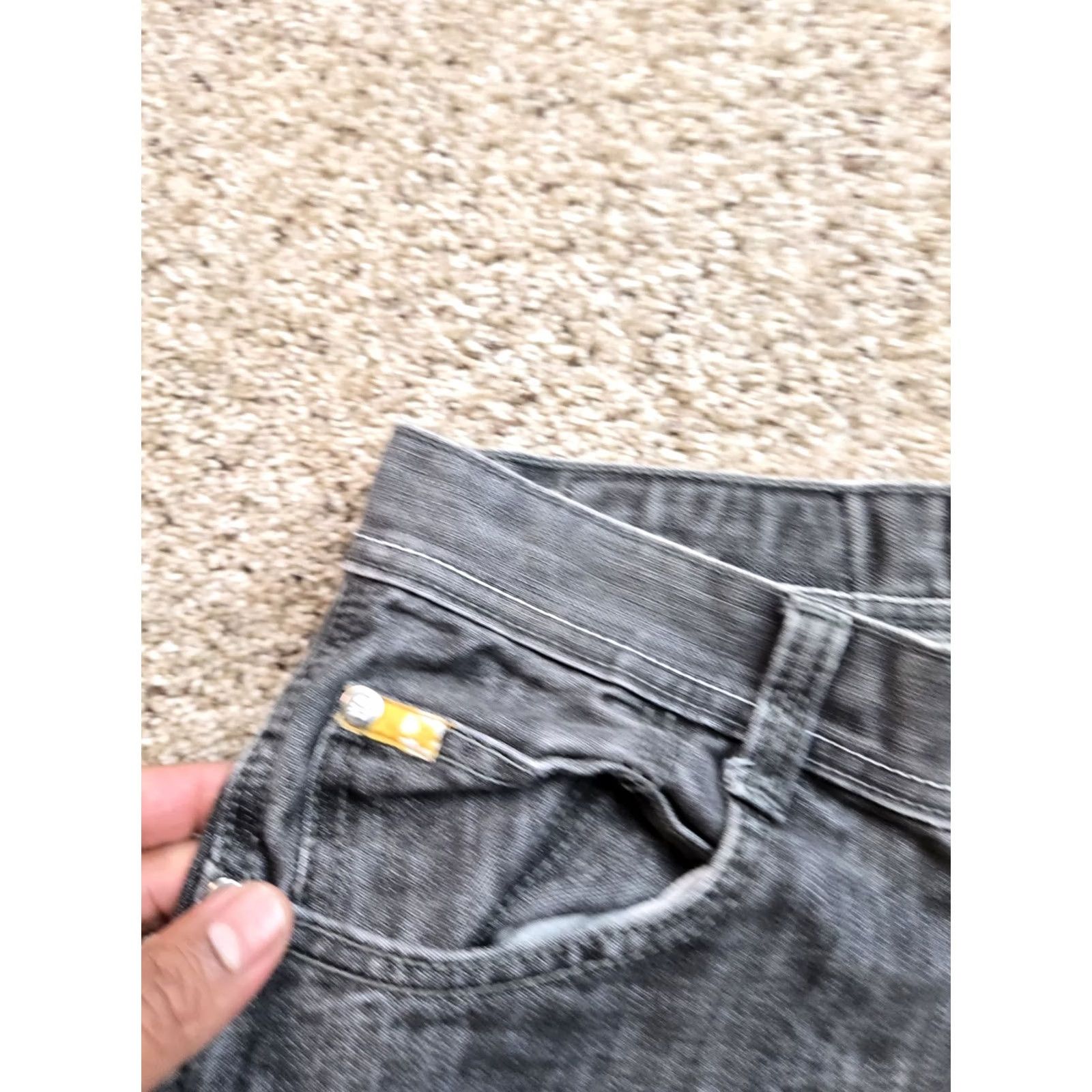 Southpole VINTAGE Southpole Jeans 32 Mens Gray Baggy Fit Straight Weave Denim Y2K Straight 5-Pocket Logo Embroidered Hip Hop Mens Jeans Size US 32 / EU 48 - 6 Thumbnail