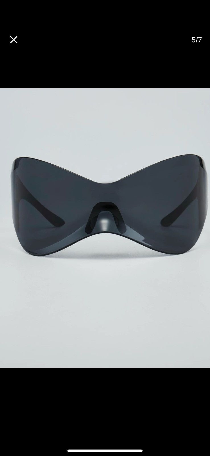 Designer Y2K Twin Sunglasses - Retro- Futuristic Vibes! Size ONE SIZE - 5 Thumbnail