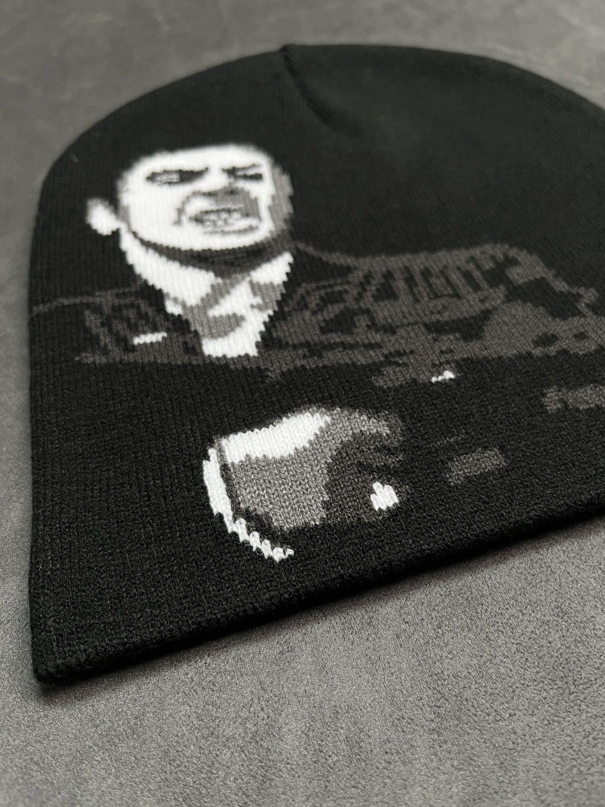 Japanese Brand Rare Tony Montana Scarface No Cuff Knit Skully Cap Beanie OS Size ONE SIZE - 4 Thumbnail