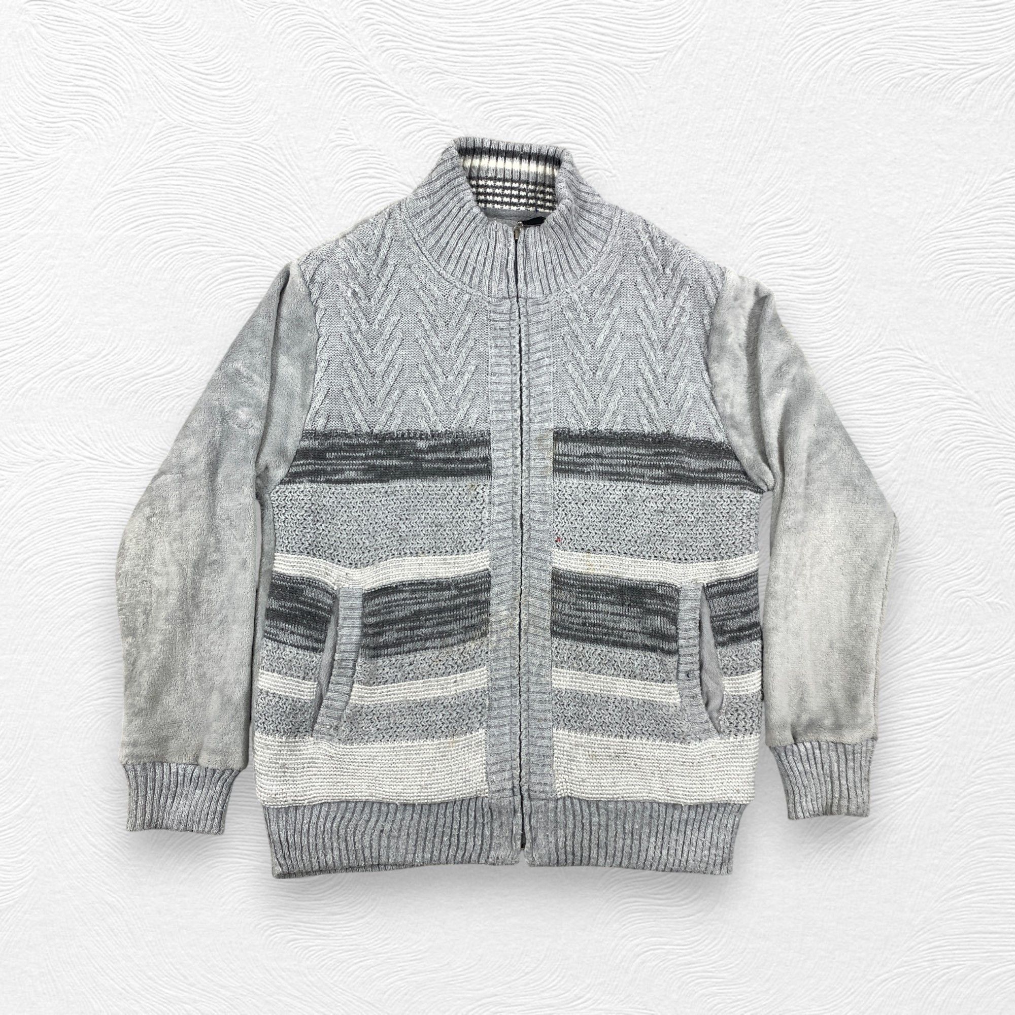 Japanese Brand Japanese Brand Zipper Sweater Jacket -J195 Size US M / EU 48-50 / 2 - 1 Thumbnail
