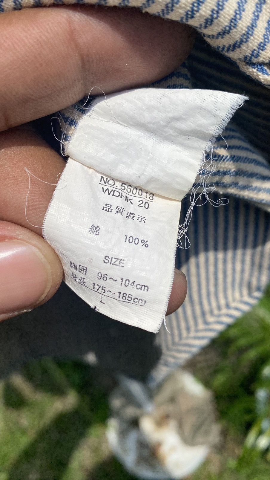 Japanese Brand Dog House Hickory Stripe Shirt Size US L / EU 52-54 / 3 - 10 Thumbnail