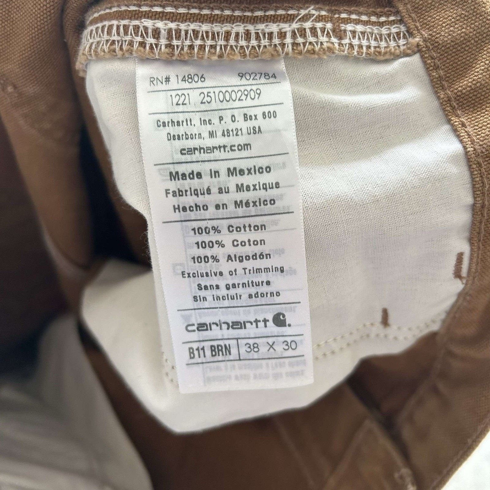 Carhartt Vintage Carhartt Carpenter Pants Men’s 38 X 30 Duck Canvas W Size US 38 / EU 54 - 6 Thumbnail