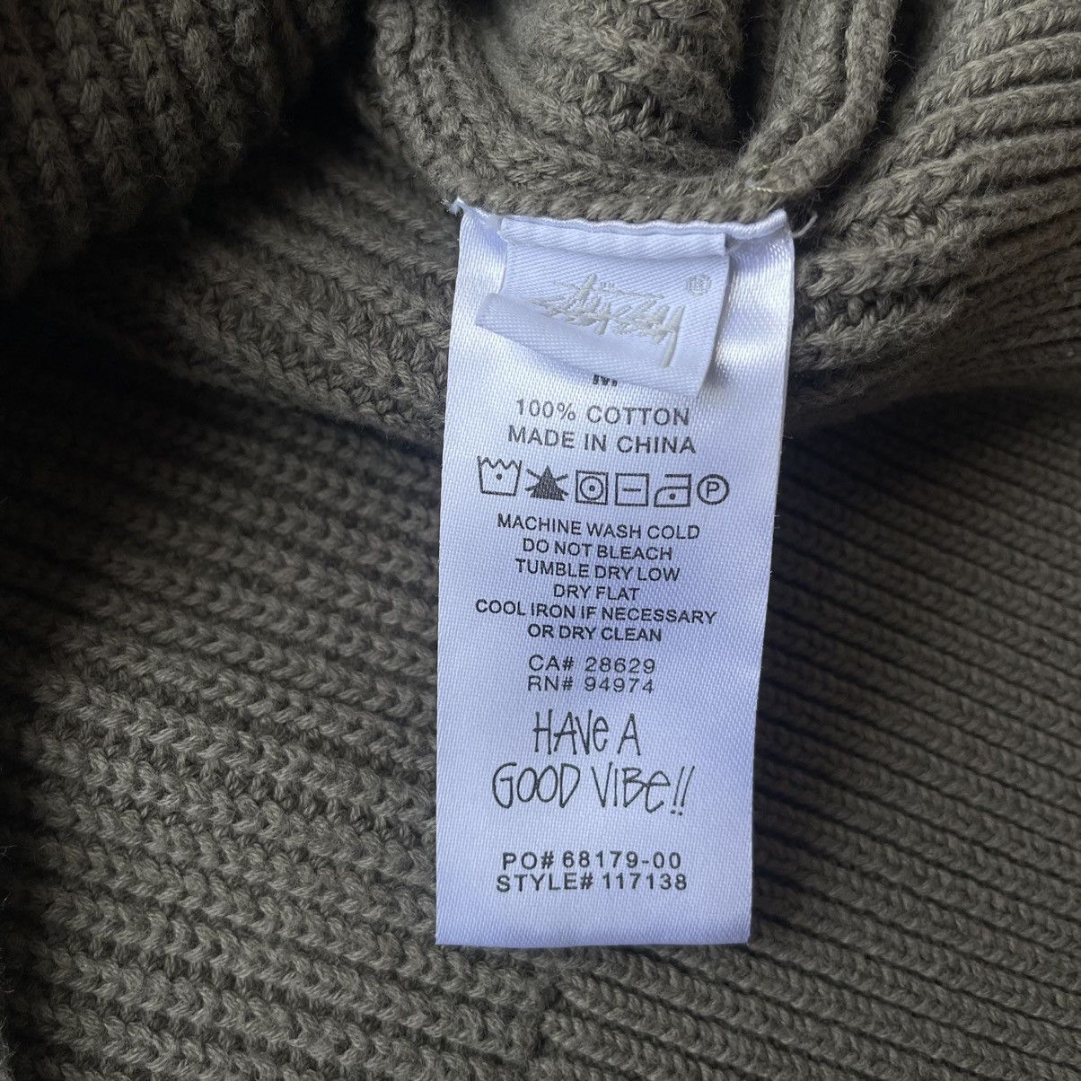 Stussy × Vintage Stussy Cotton Knit Hoodie RARE Size Medium Size US M / EU 48-50 / 2 - 4 Thumbnail