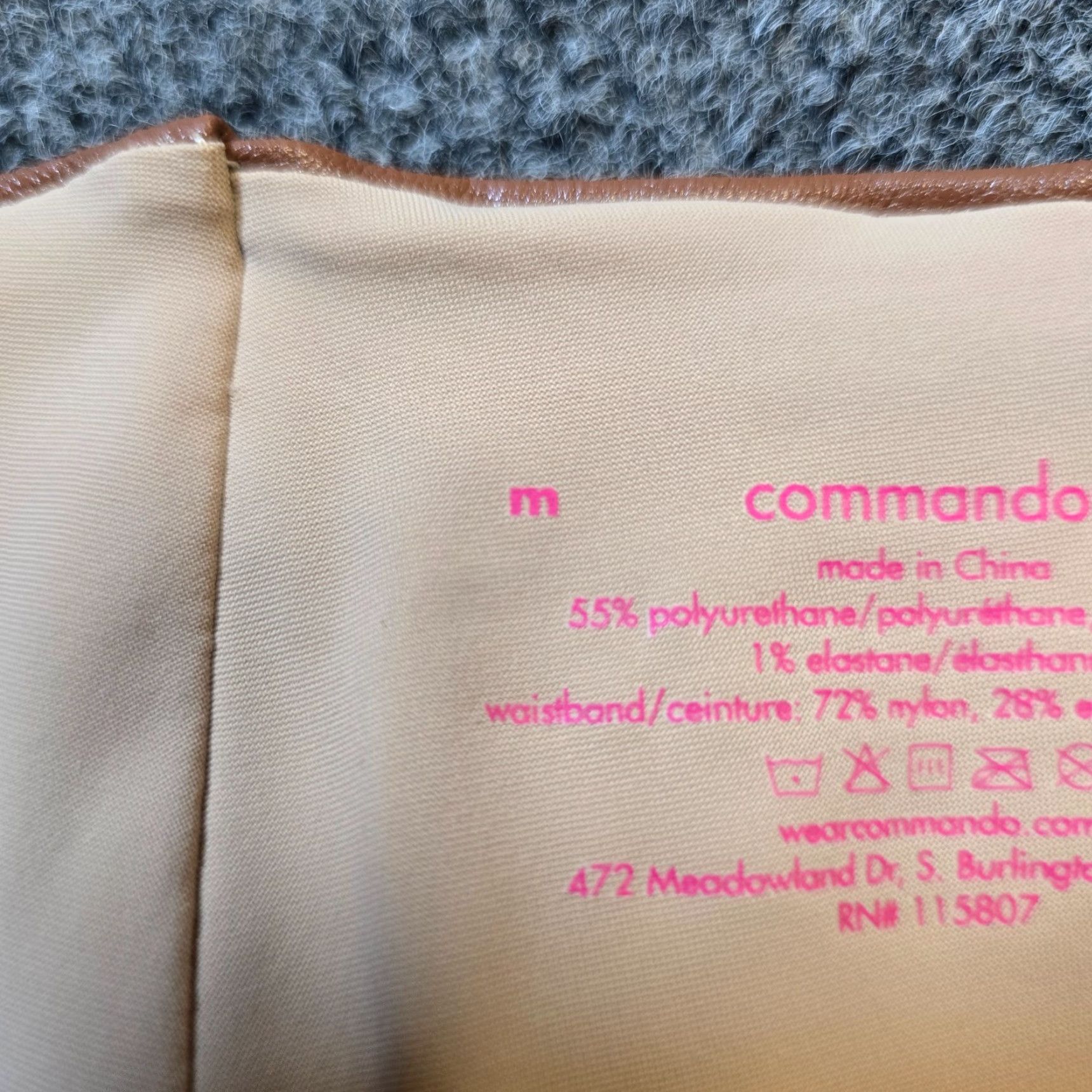 Commando Commando Pants Womens Medium Brown Vegan Leather Skinny Stretch Capsule Casual Pants Size 32" / US 10 / IT 46 - 4 Thumbnail